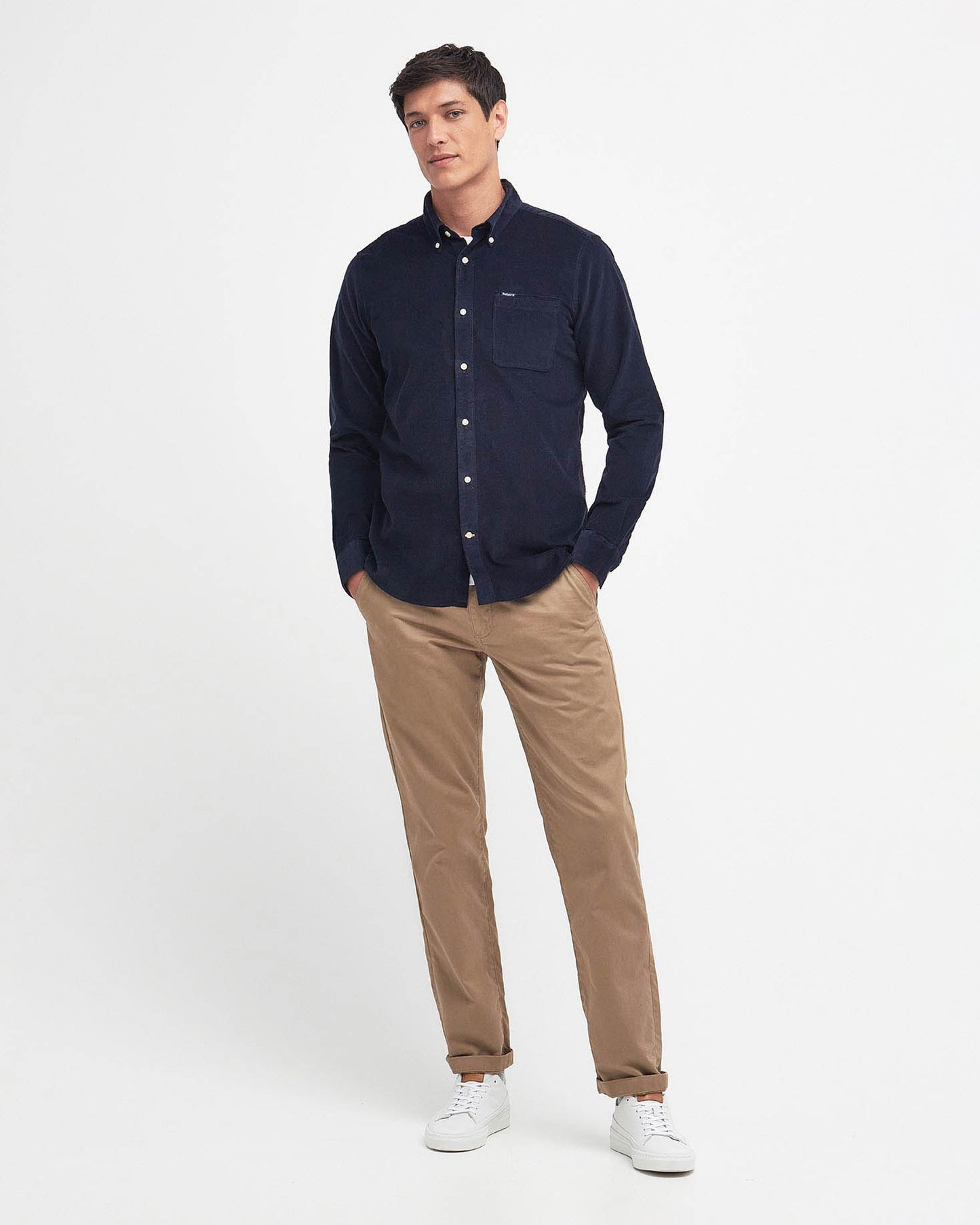Barbour Ramsey Tailored Mens Shirt - Navy