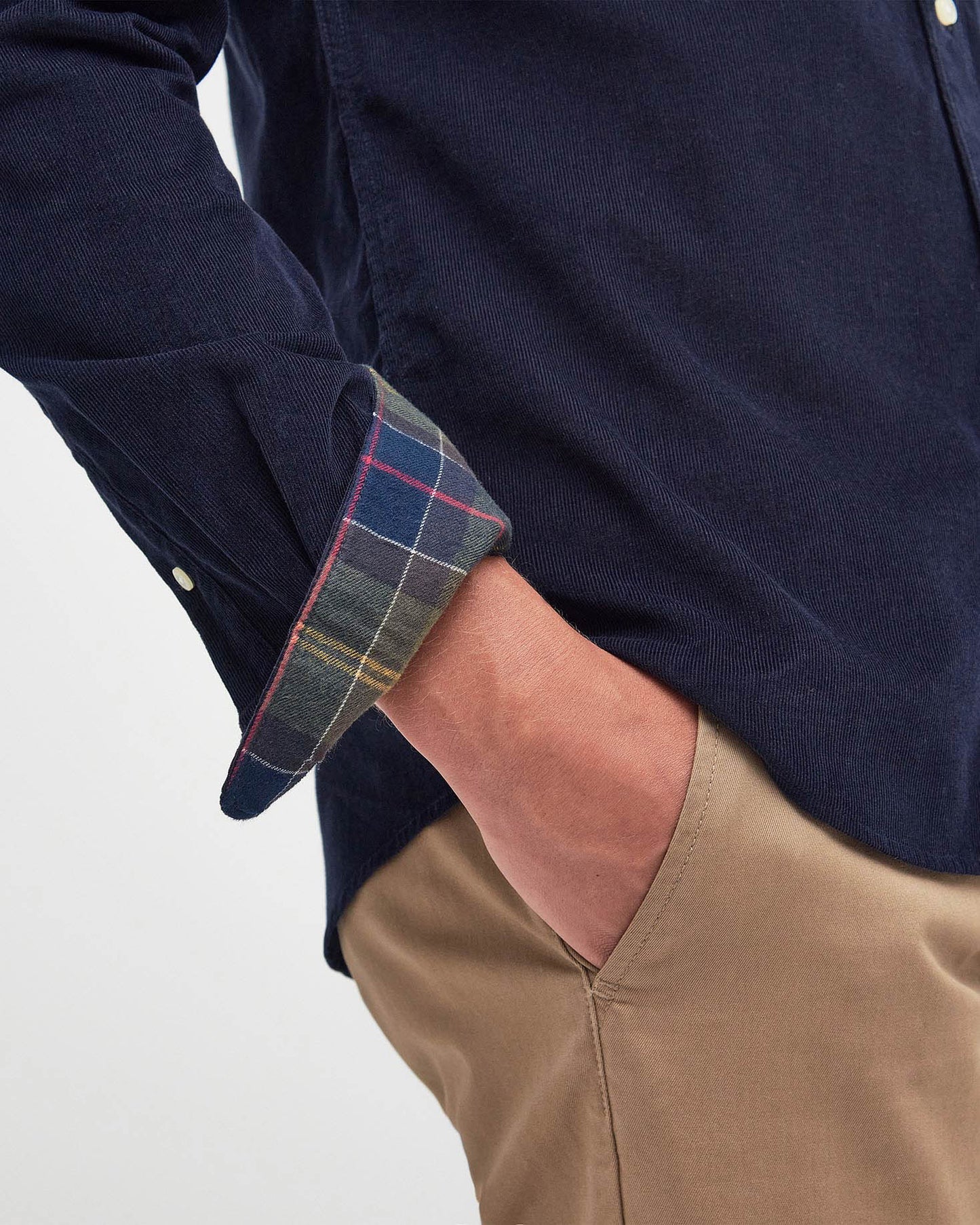 Barbour Ramsey Tailored Mens Shirt - Navy