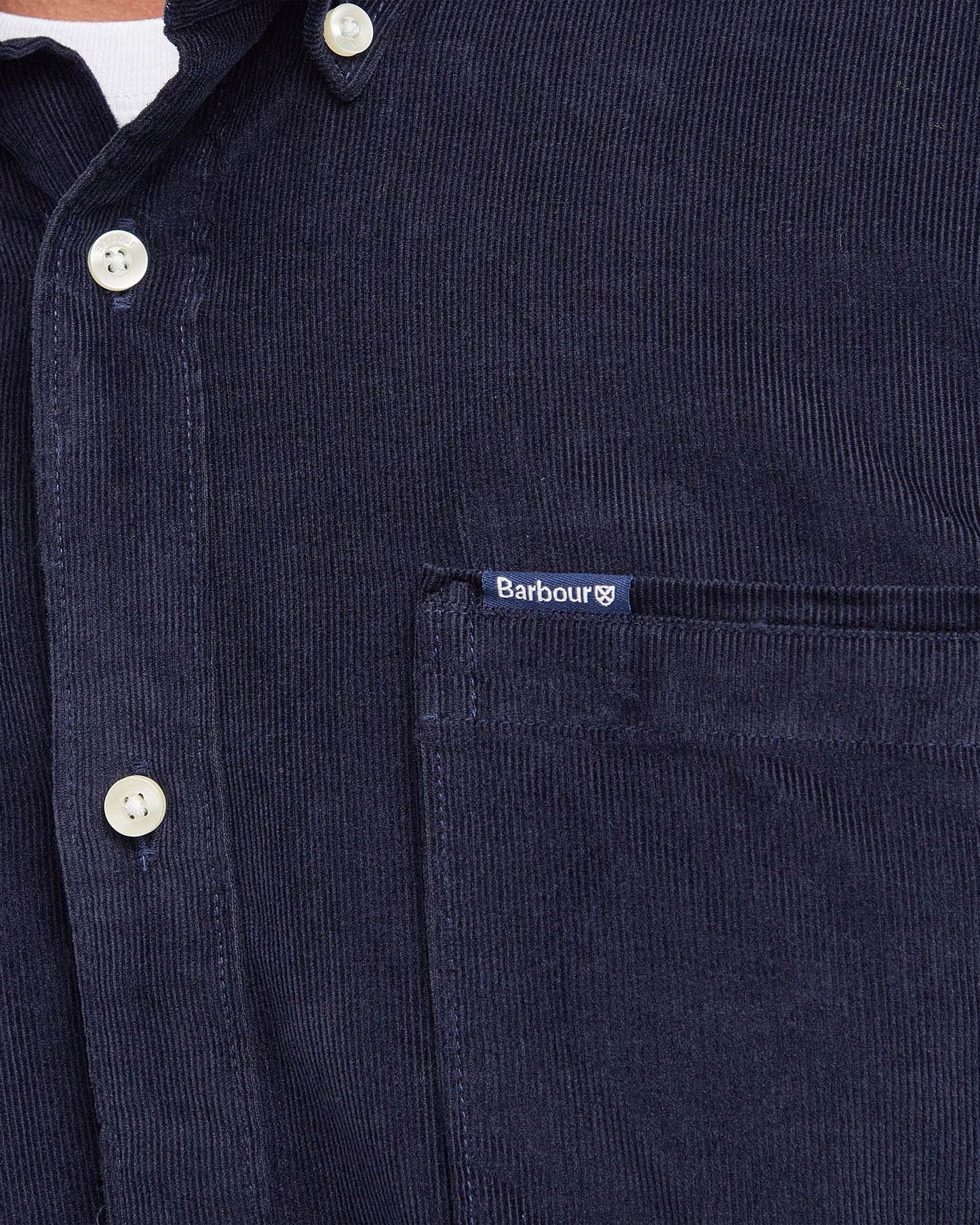 Barbour Ramsey Tailored Mens Shirt - Navy