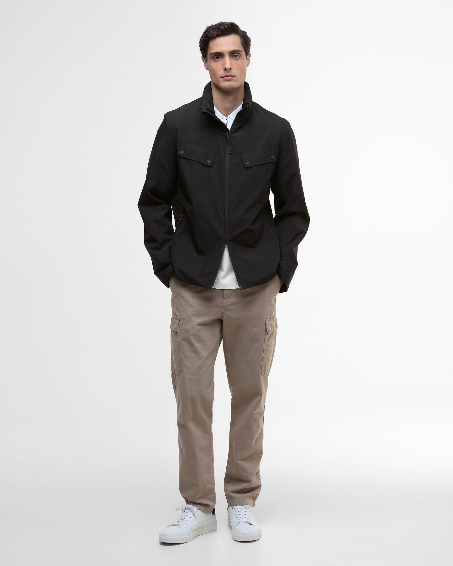 Barbour International Alver Mens Showerproof Jacket - Black