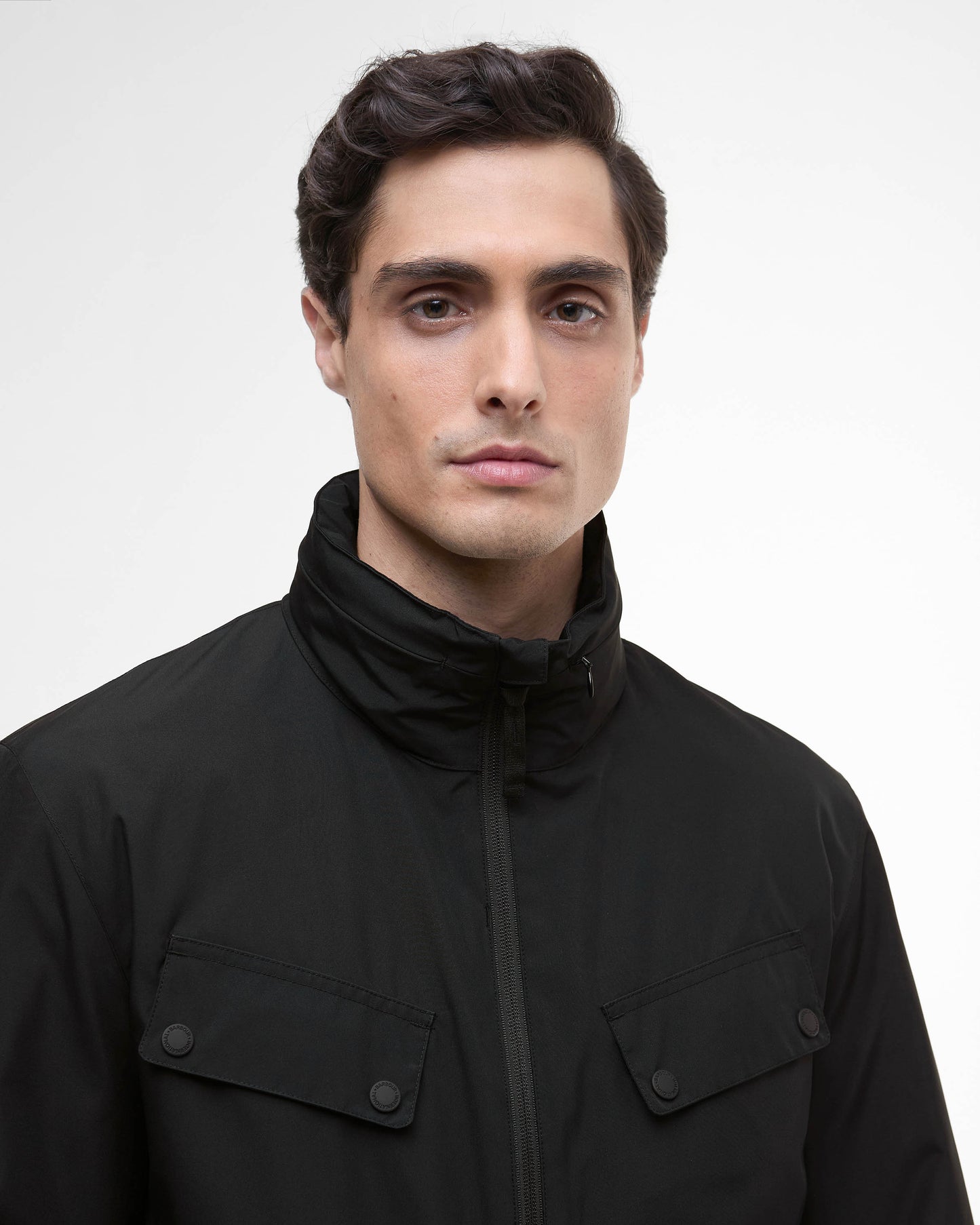 Barbour International Alver Mens Showerproof Jacket - Black