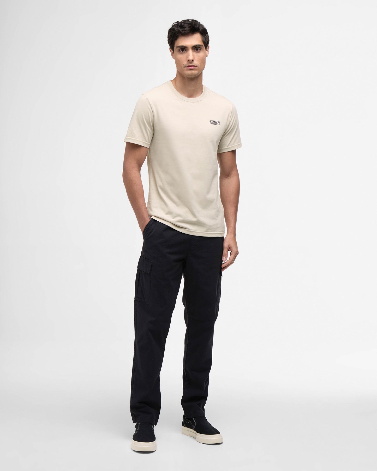 Barbour International Small Logo Mens T-Shirt - Mist
