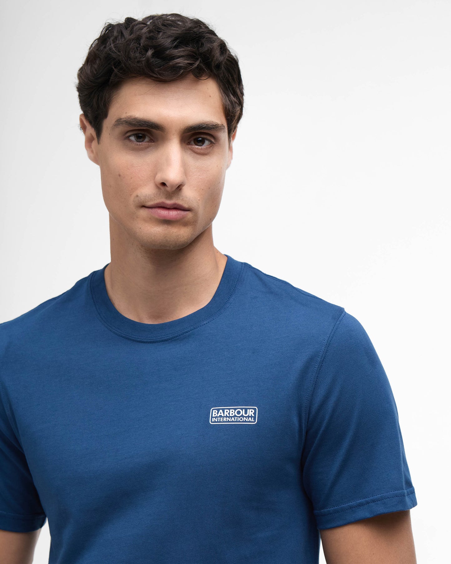 Barbour International Small Logo Mens T-Shirt - Insignia Blue
