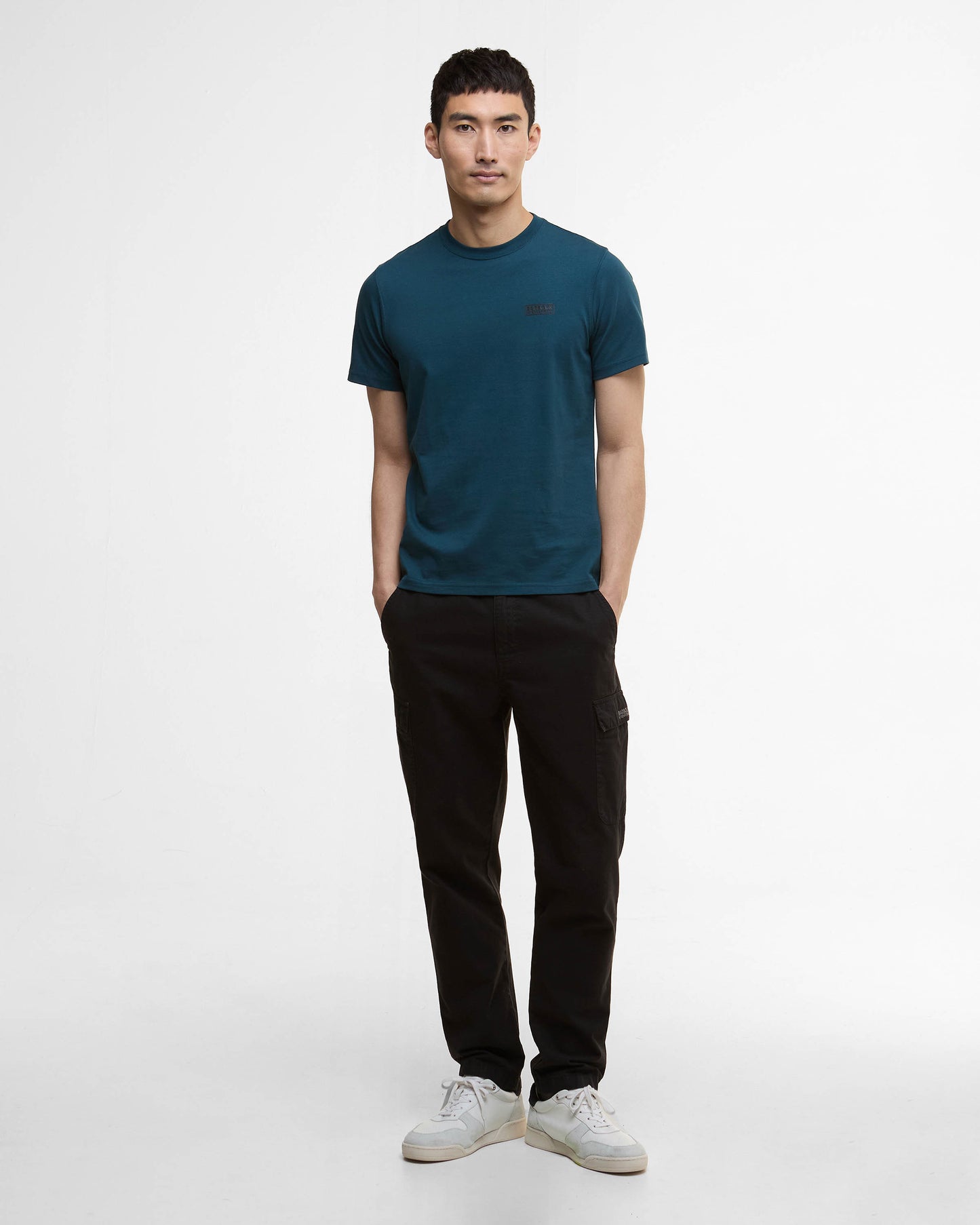 Barbour International Small Logo Mens T-Shirt - Shaded Emerald