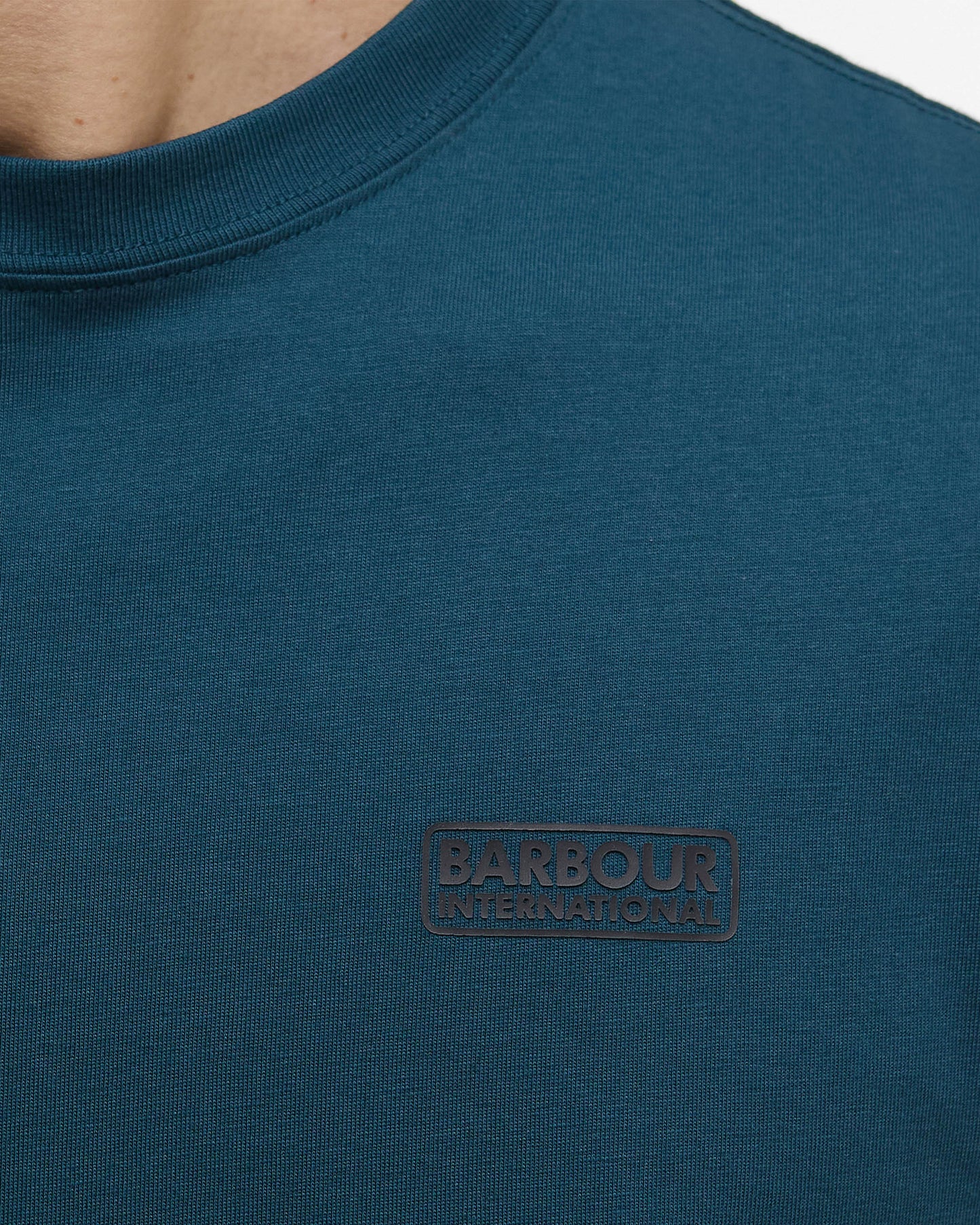 Barbour International Small Logo Mens T-Shirt - Shaded Emerald