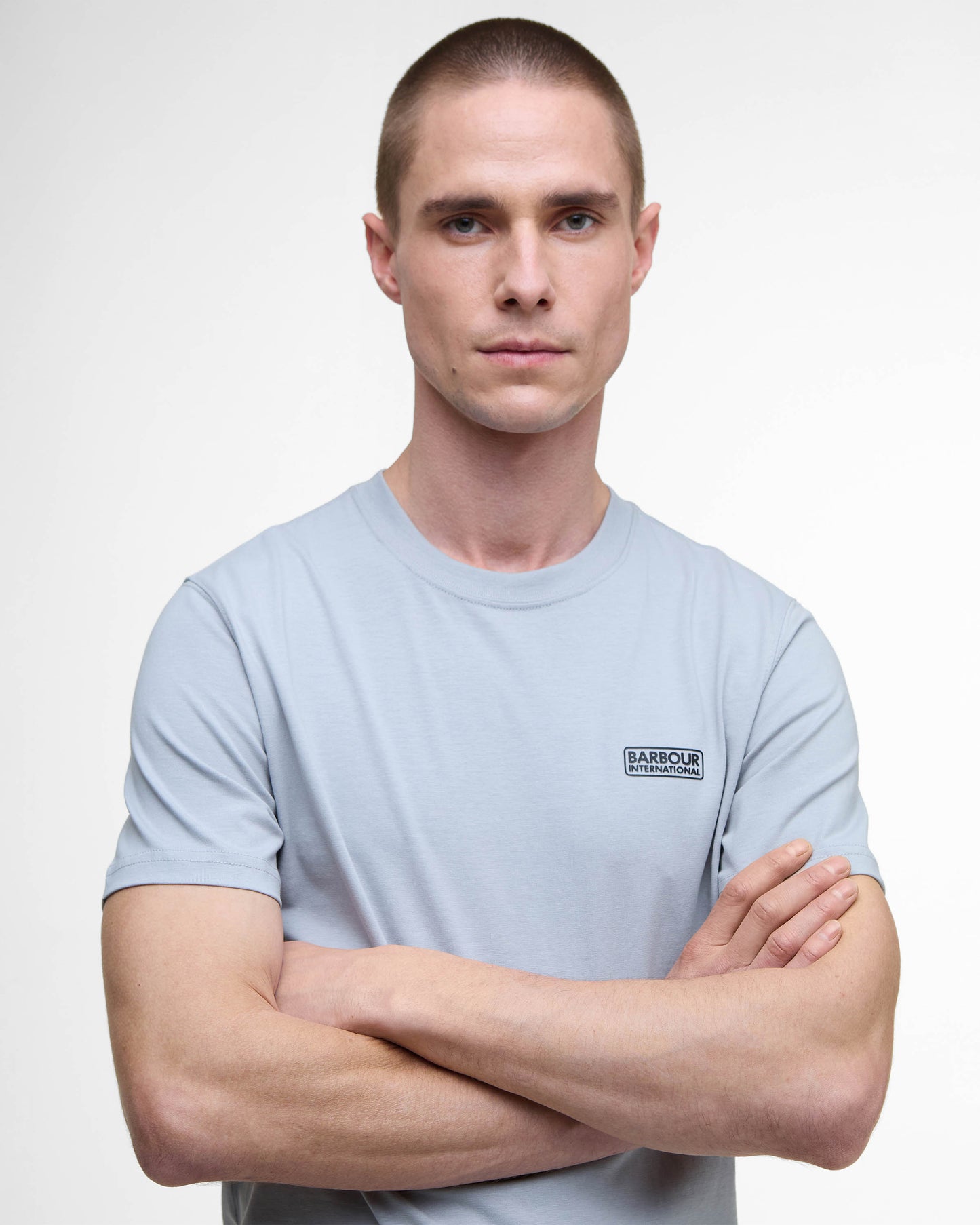 Barbour International Small Logo Mens T-Shirt - Ultimate Grey