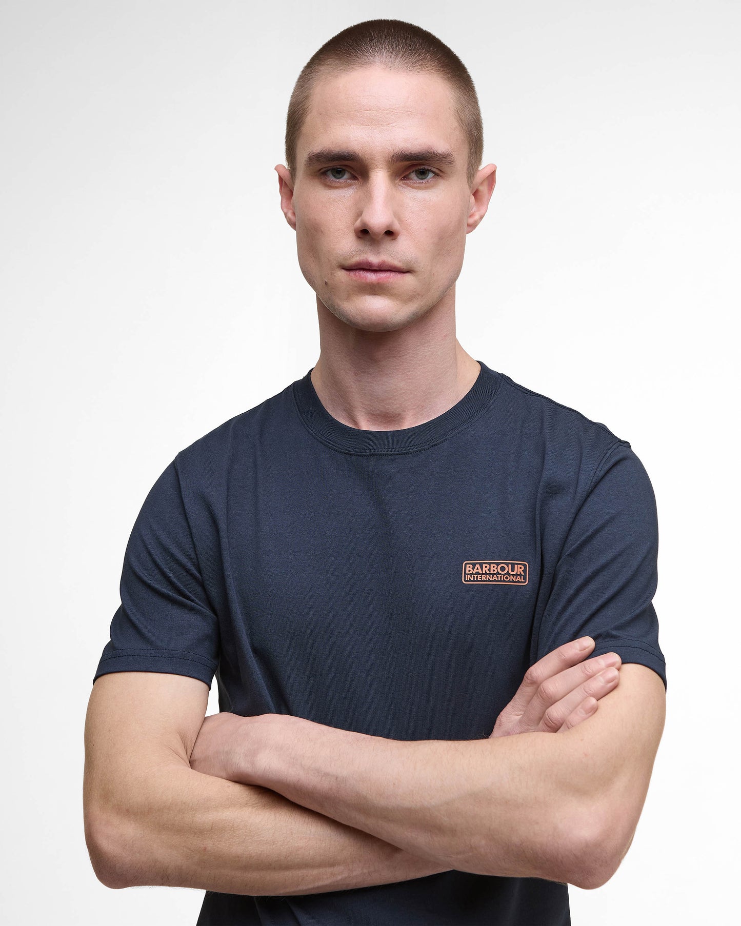 Barbour International Small Logo Mens T-Shirt - Dark Navy