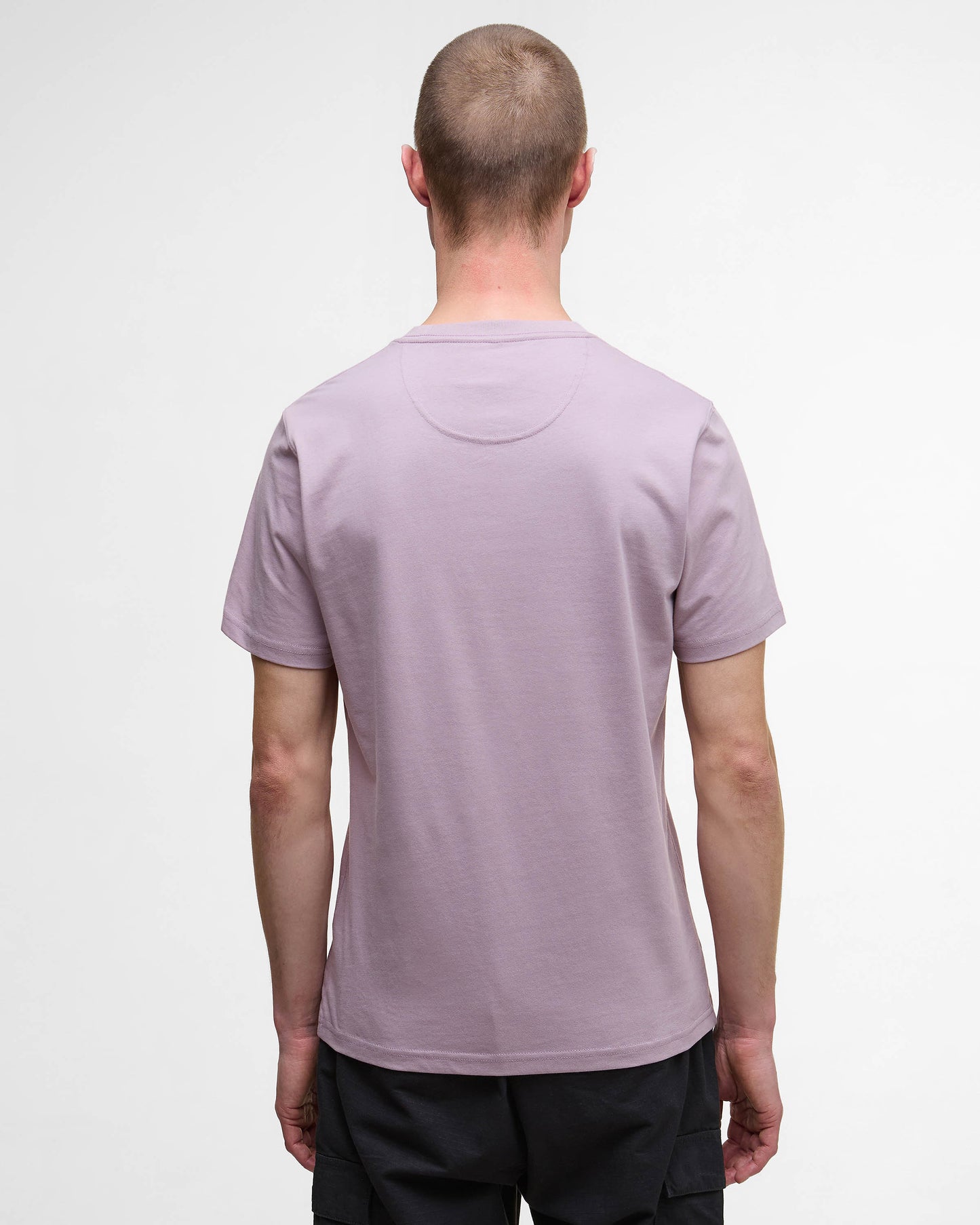 Barbour International Small Logo Mens T-Shirt - Elderberry