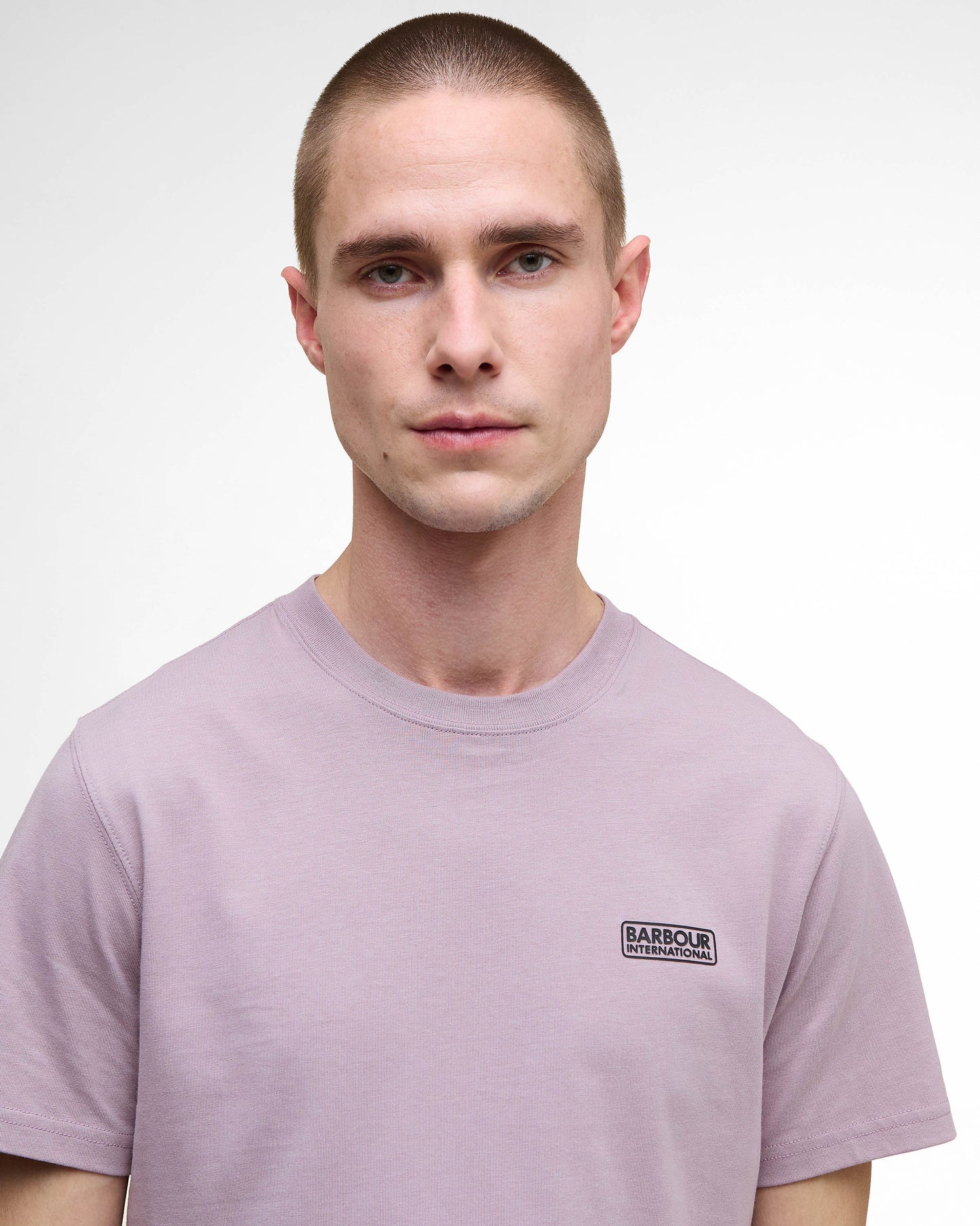Barbour International Small Logo Mens T-Shirt - Elderberry