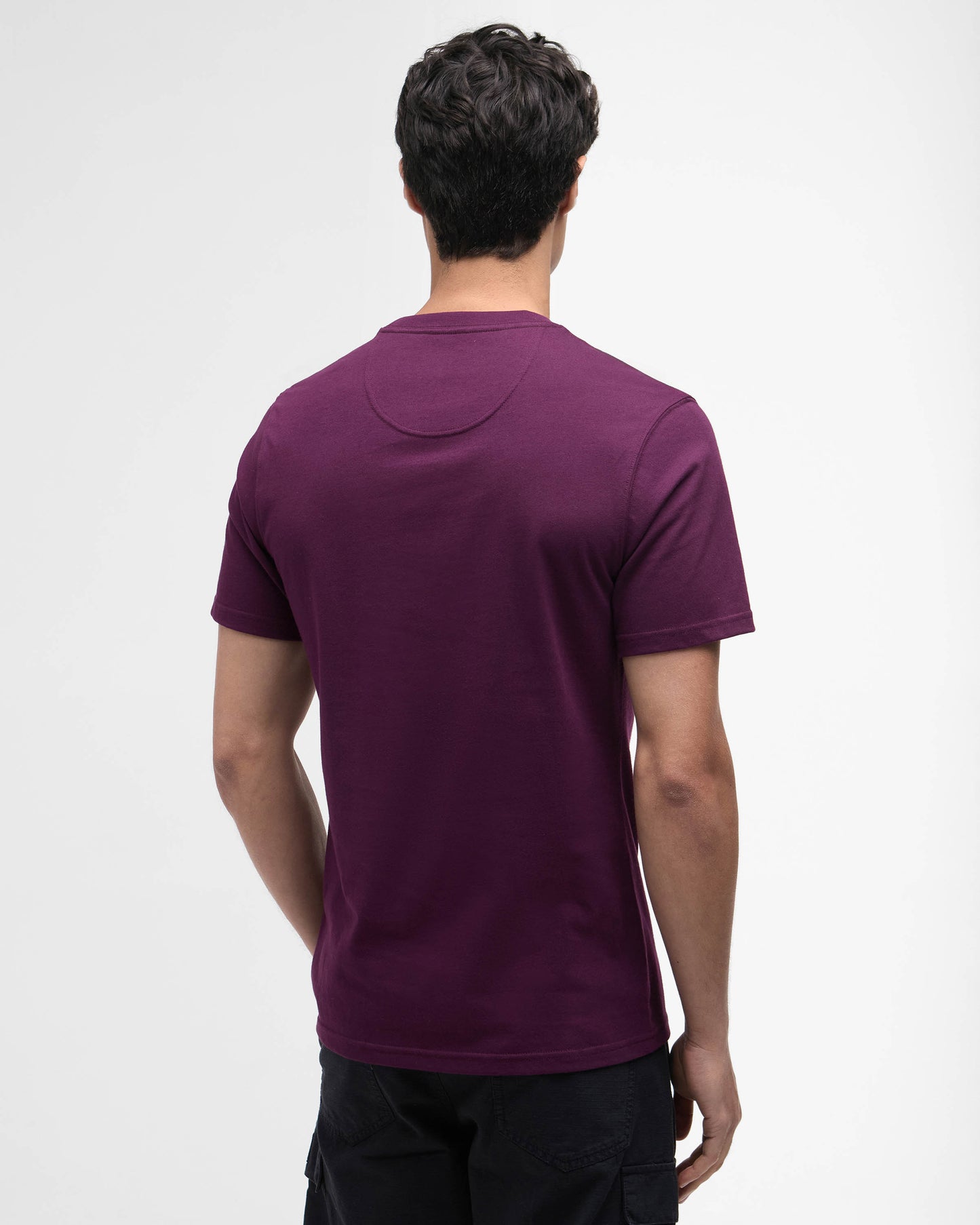 Barbour International Small Logo Mens T-Shirt - Potent Merlot