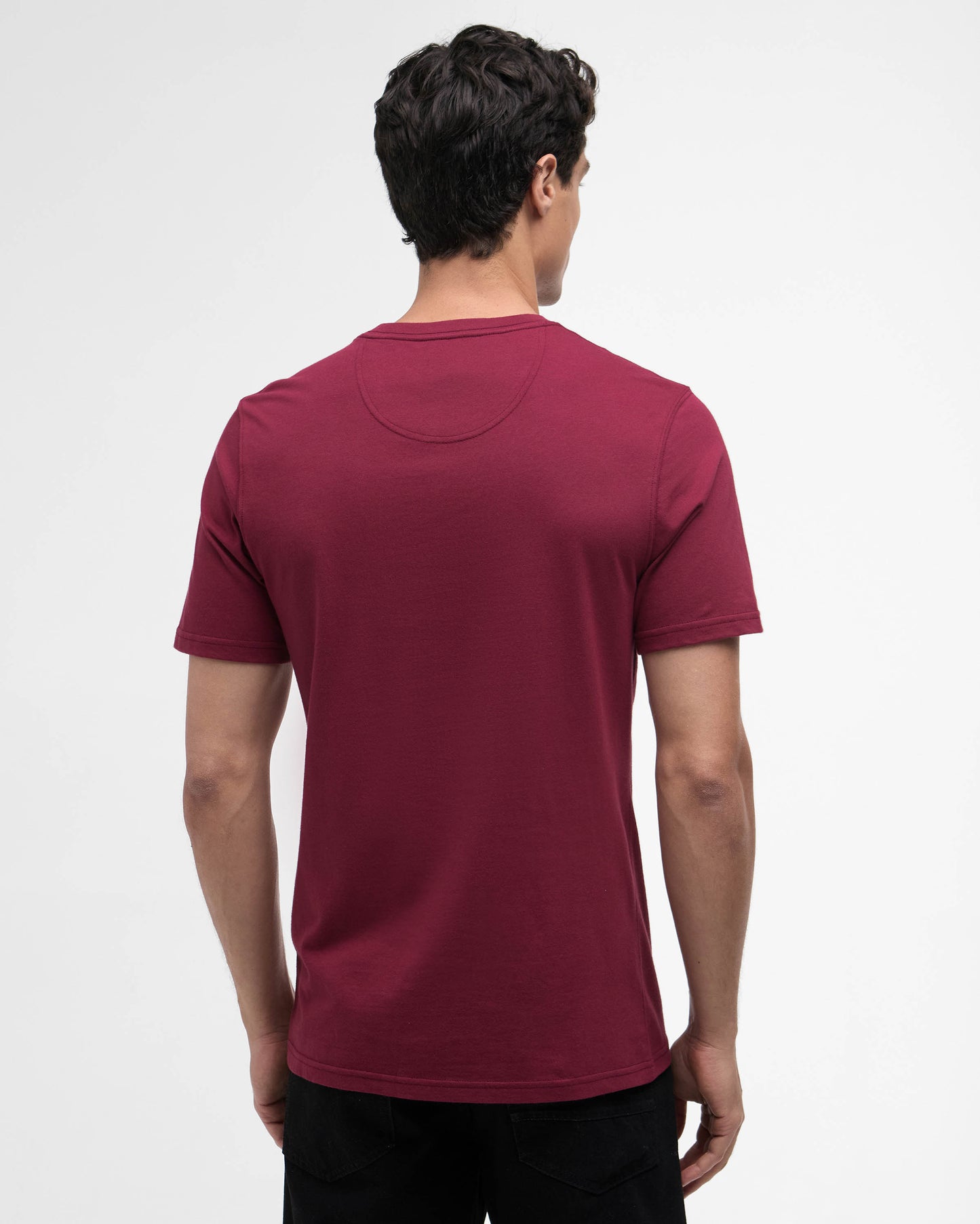 Barbour International Small Logo Mens T-Shirt - Antique Red