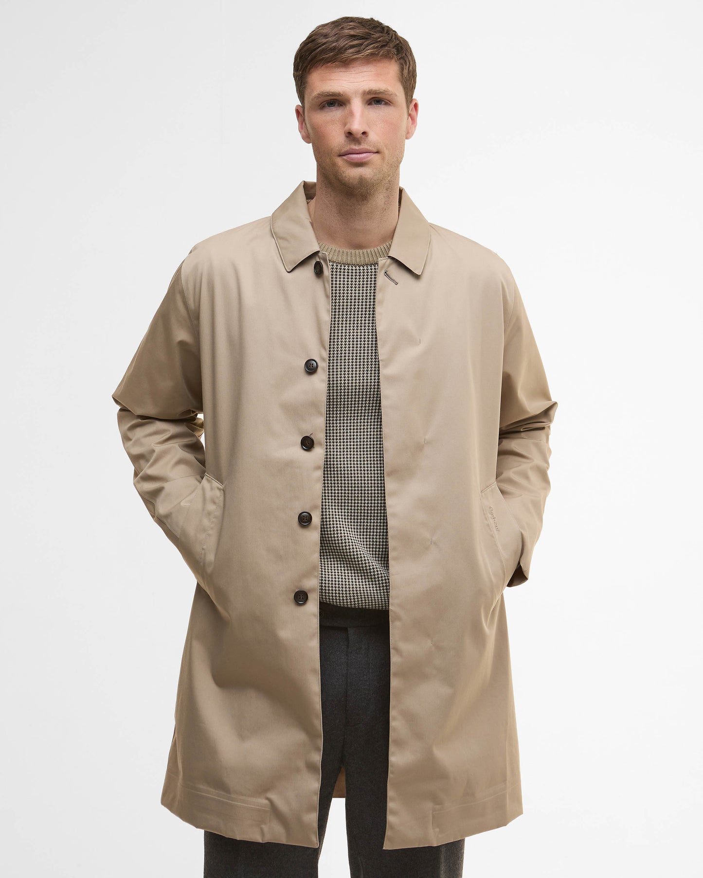 Barbour Lorden Mens Jacket - Washed Stone