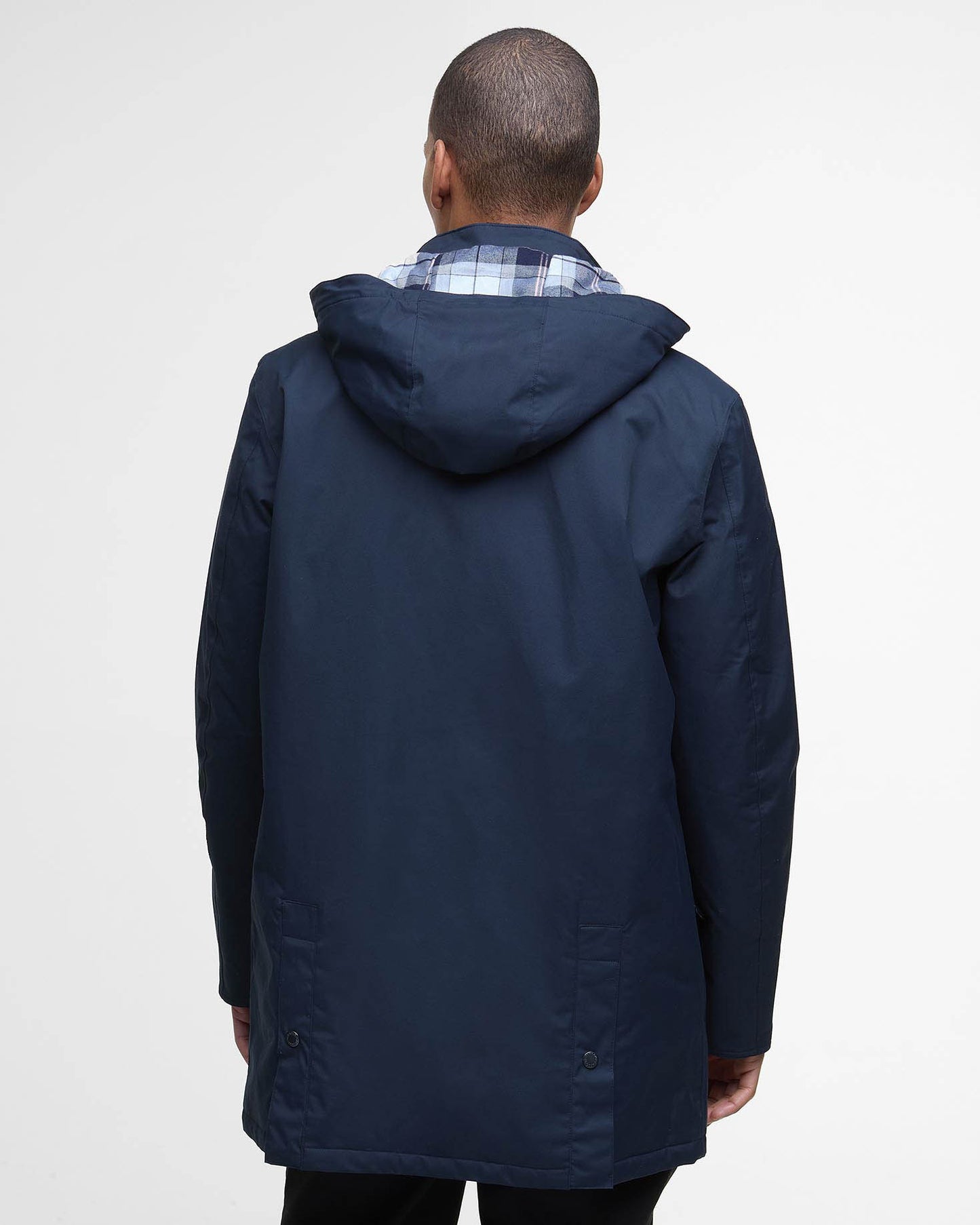 Barbour Chelsea Mens Mac Jacket - Navy