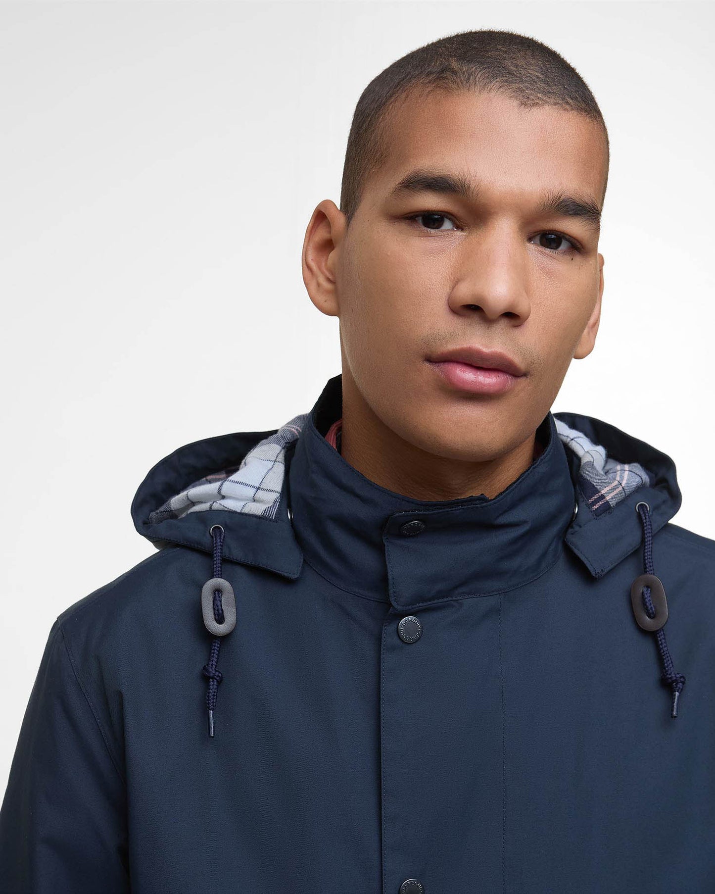 Barbour Chelsea Mens Mac Jacket - Navy
