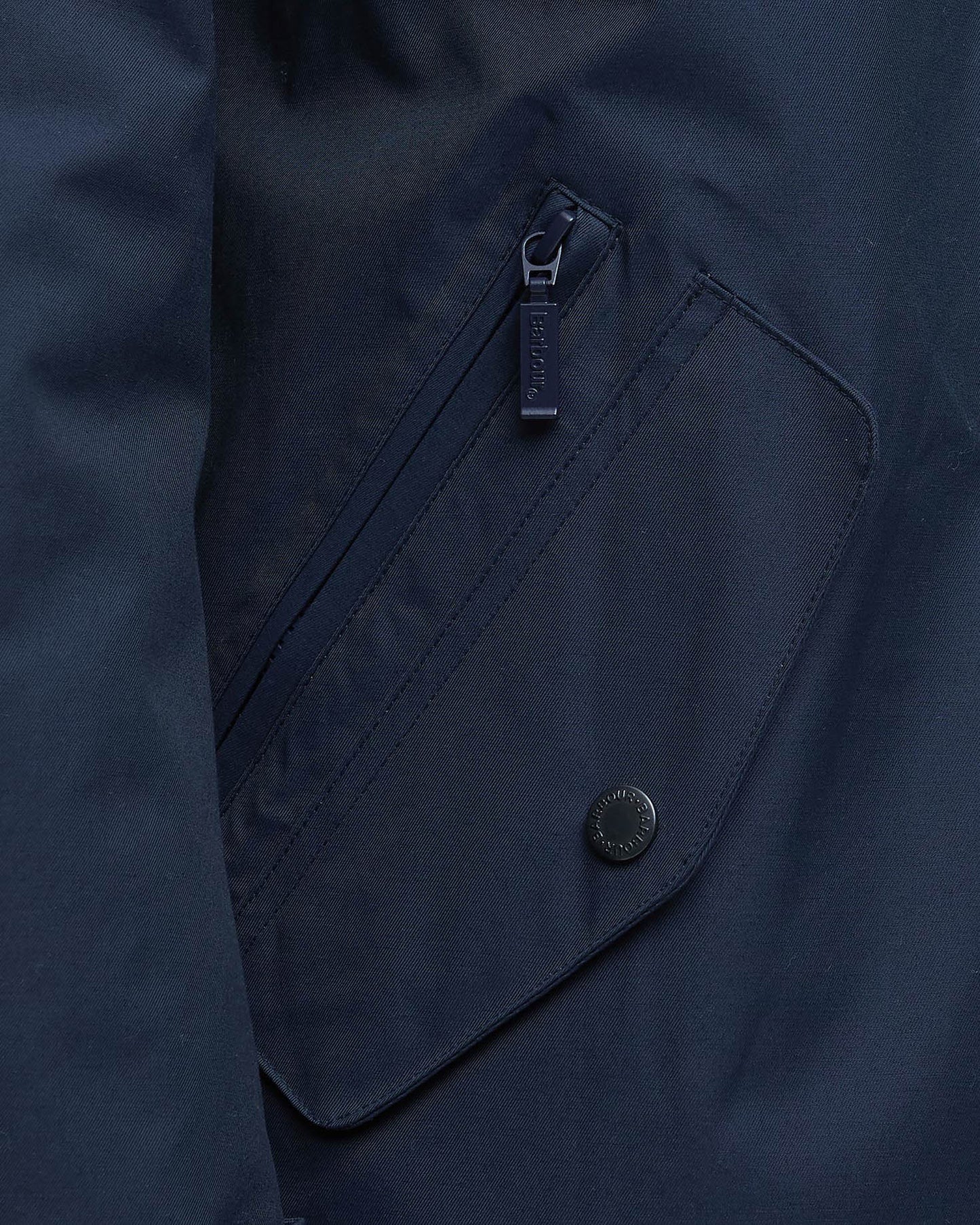 Barbour Chelsea Mens Mac Jacket - Navy