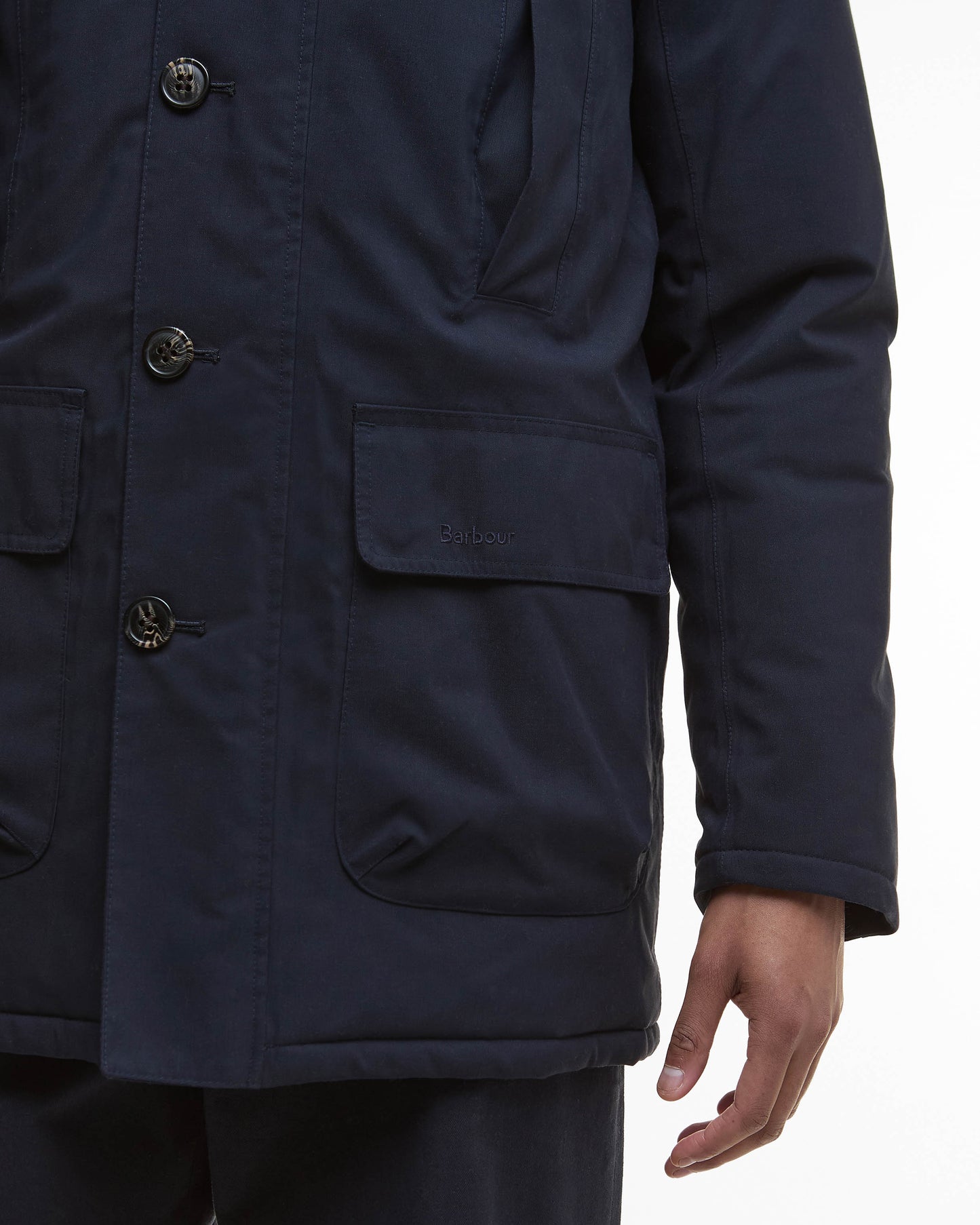 Barbour Winter Beaufort Mens Waterproof Parka - Navy