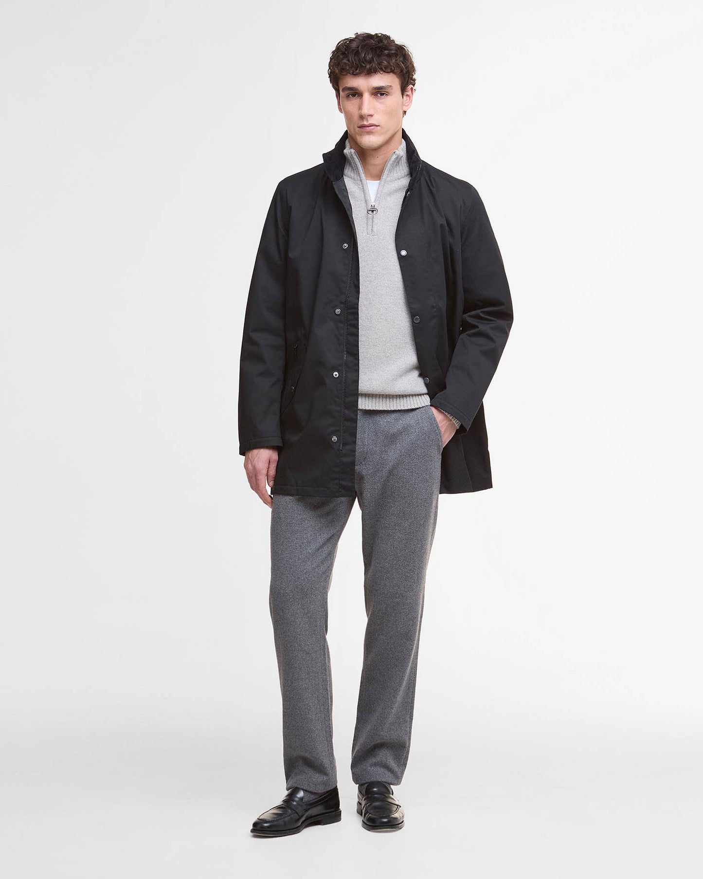 Barbour Chelsea Mens Waterproof Jacket - Black