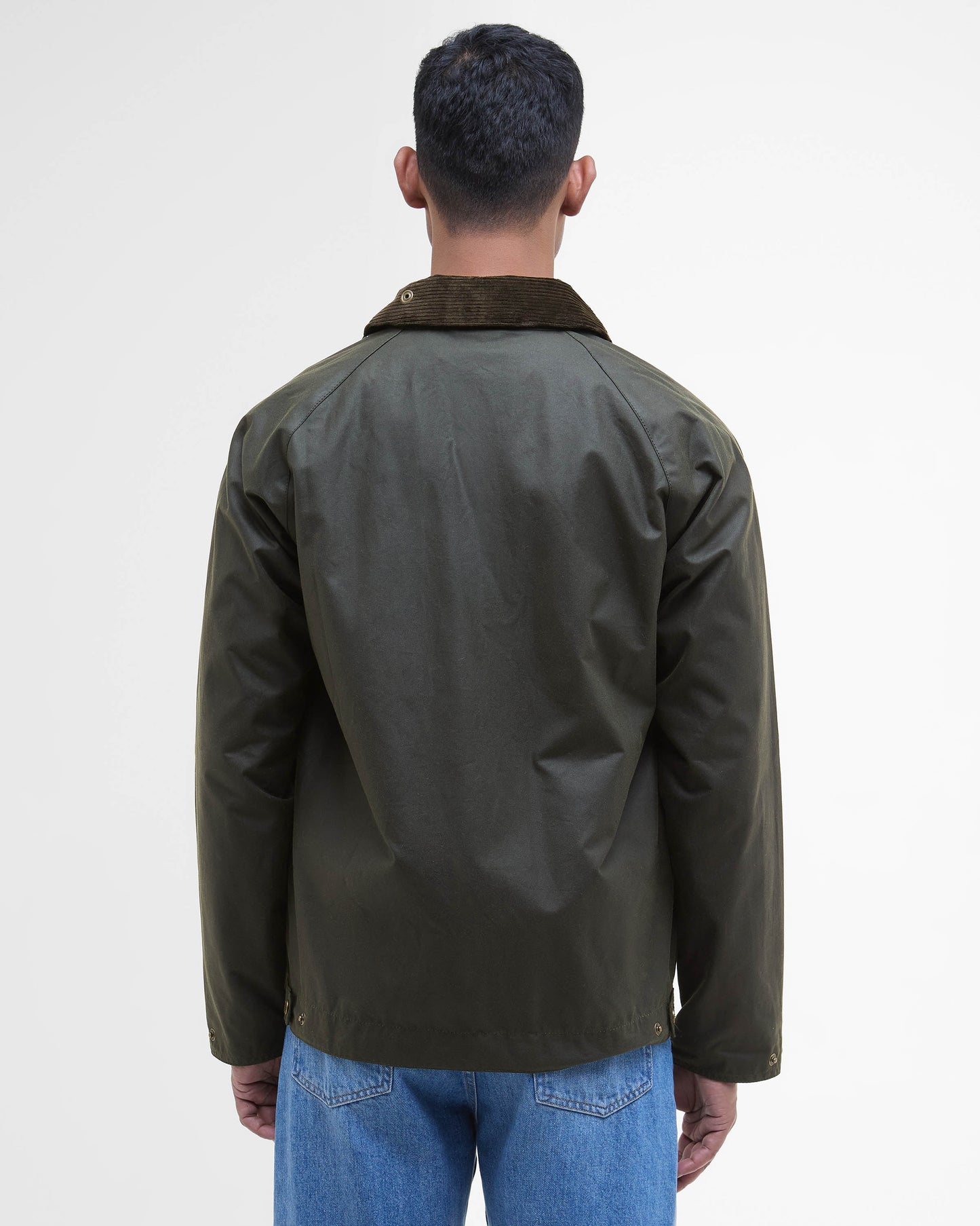 Barbour Short Bedale Mens Wax Jacket - Fern