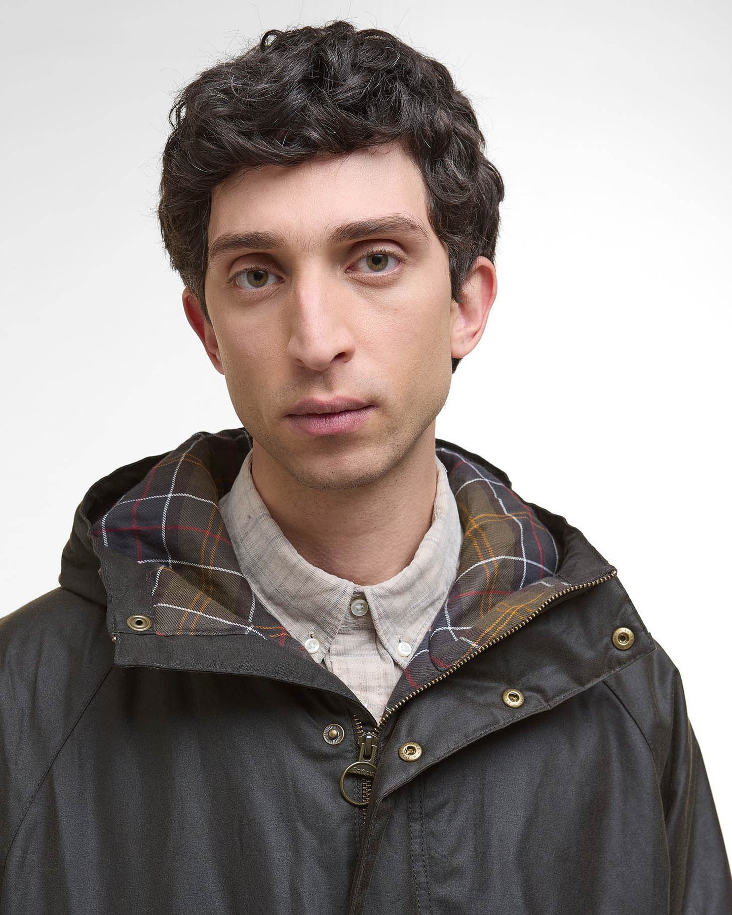 Barbour Bedale Mens Wax Parka - Olive
