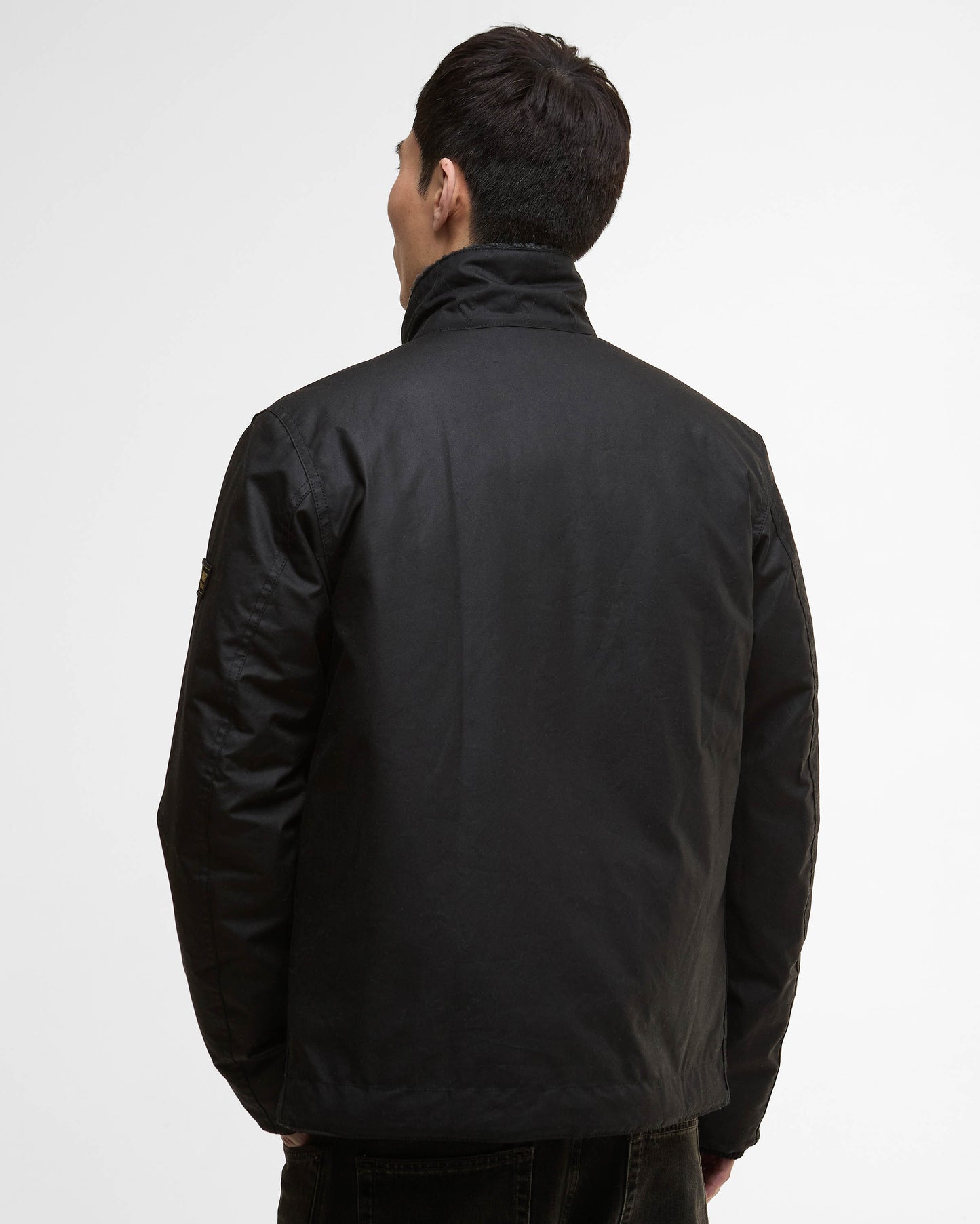 Barbour International Mayburn Mens Wax Jacket - Black