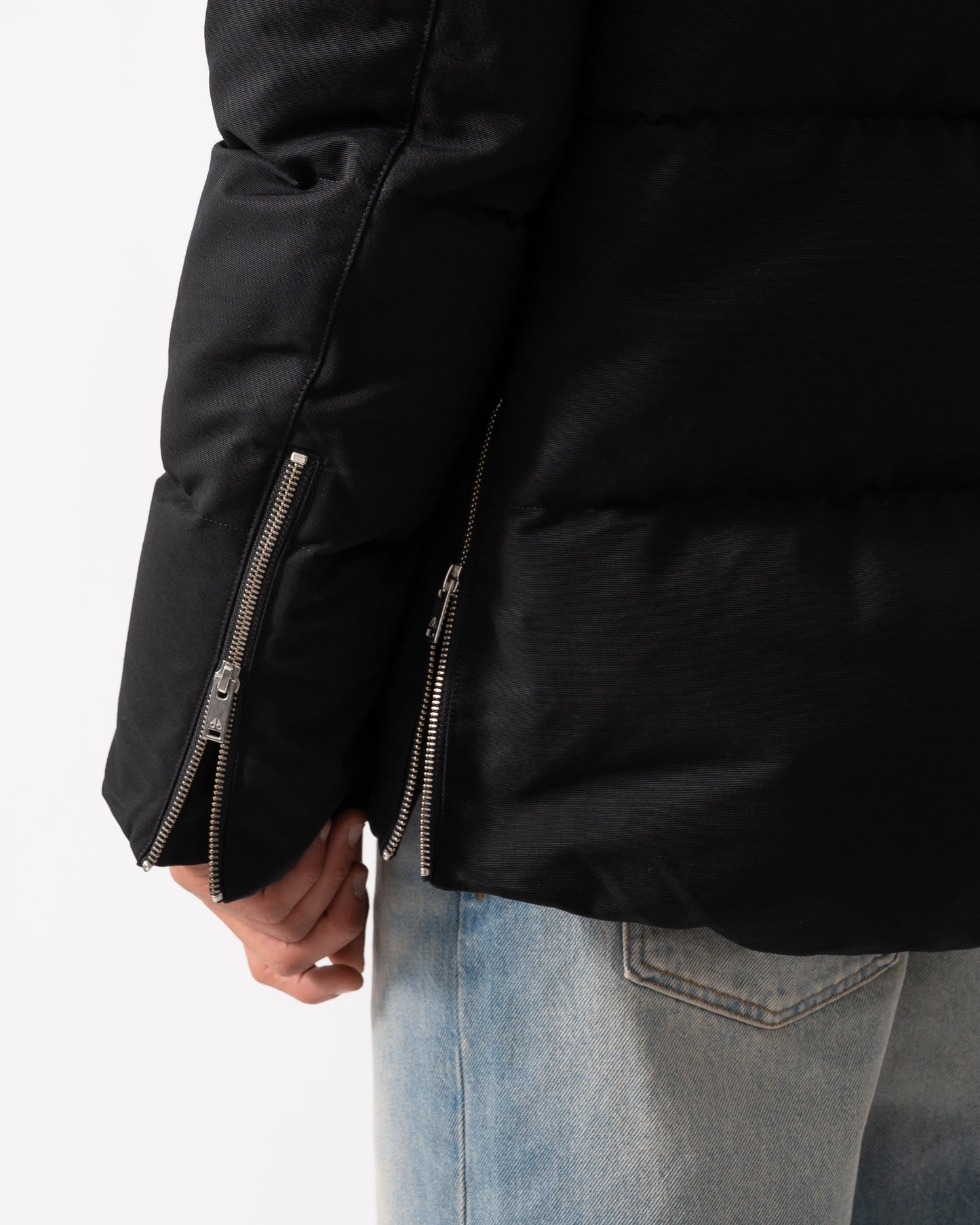 Moose Knuckles Original 3Q Jacket - Black With Black Shearling 305