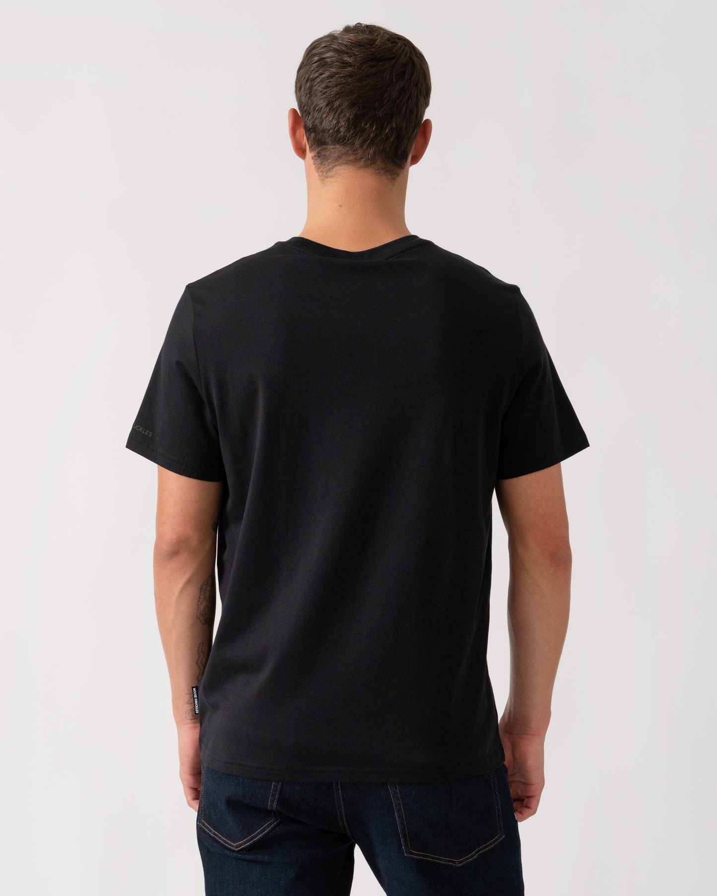 Moose Knuckles Chamblee Leaf Mens T-Shirt - Black 292