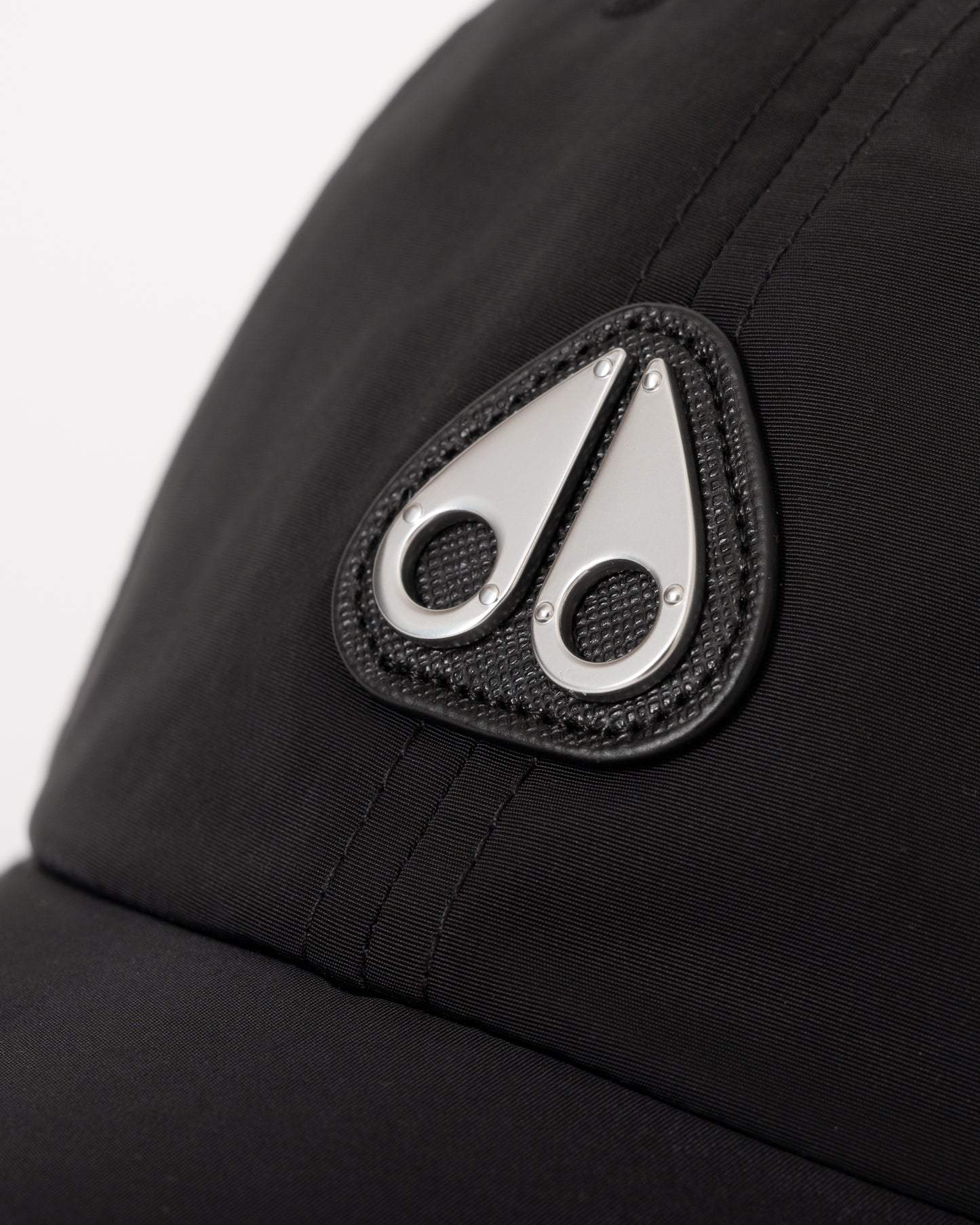 Moose Knuckles Crescent Logo Cap - Black 292