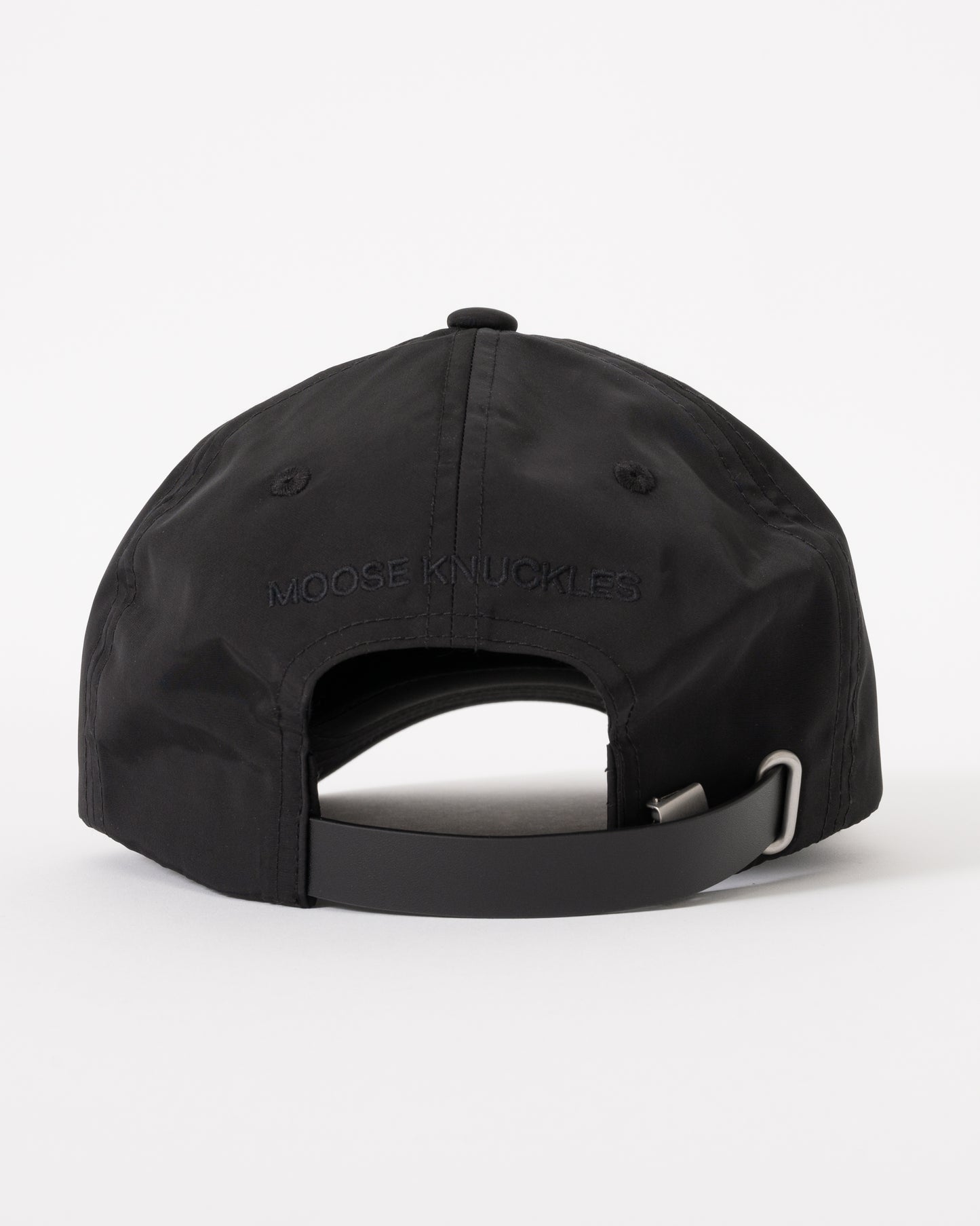Moose Knuckles Crescent Logo Cap - Black 292