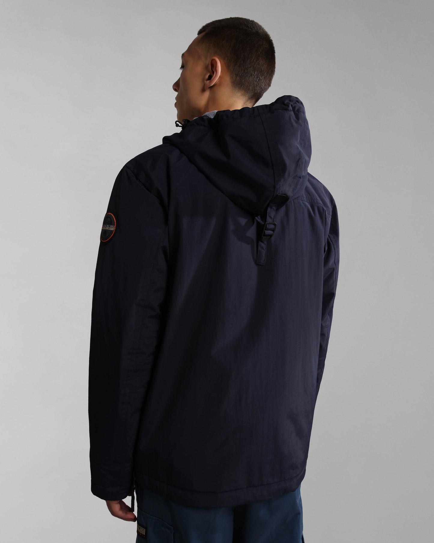 Napapijri Rainforest Winter 3 Mens Hooded Anorak - Blue Marine 176