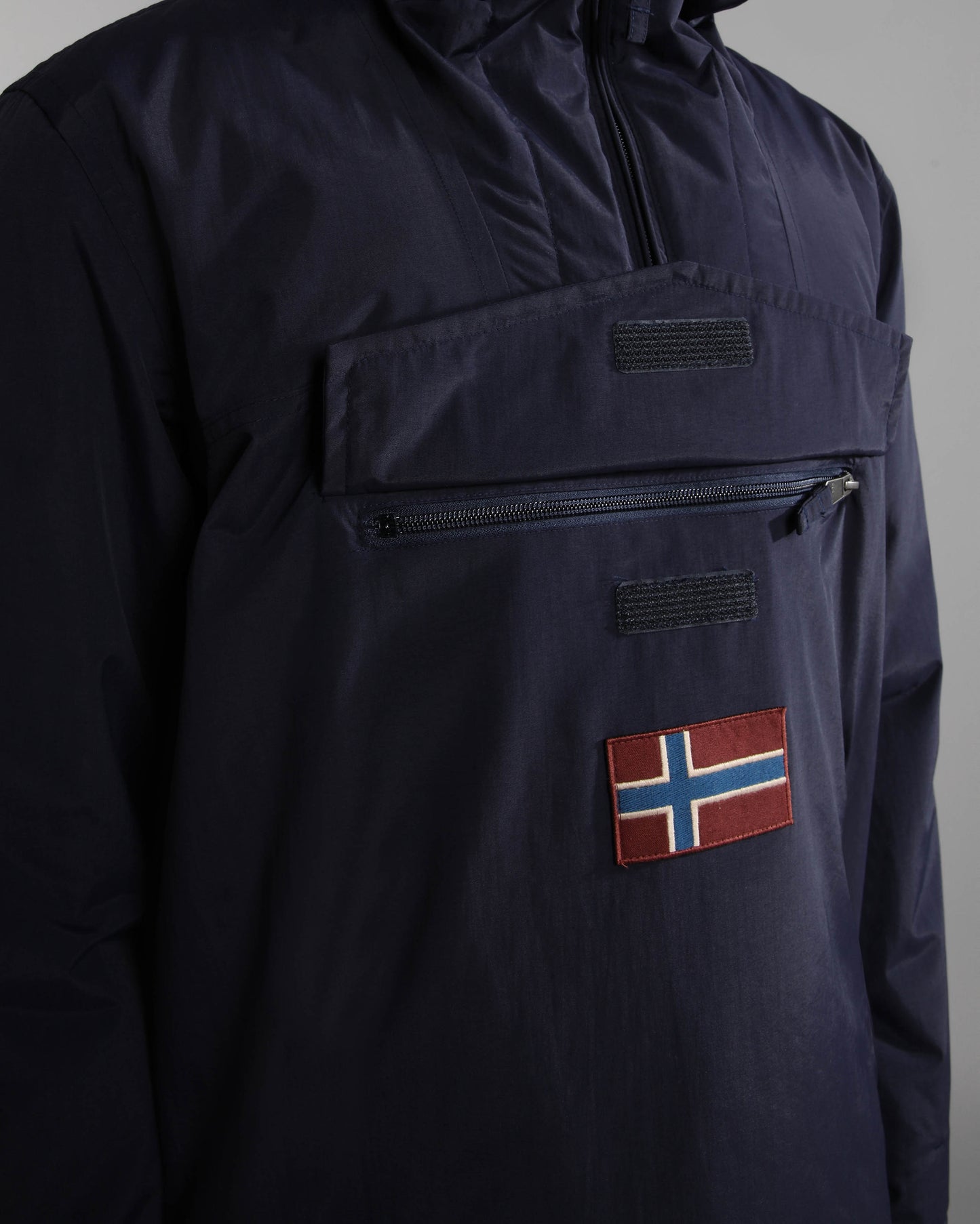 Napapijri Rainforest Winter 3 Mens Hooded Anorak - Blue Marine 176