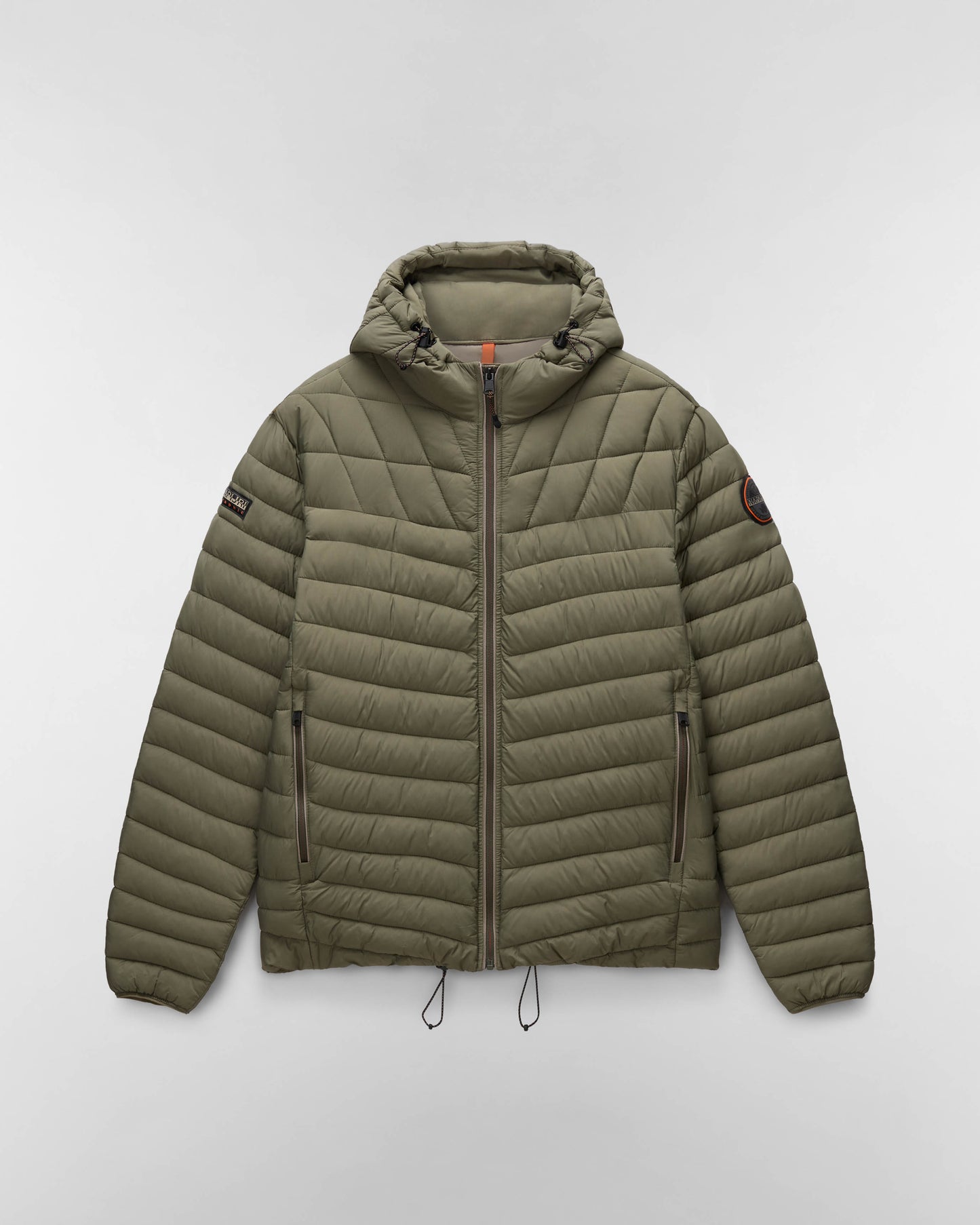Napapijri A-Lapaz Mens Hooded Puffer Jacket - Tea Leaf G0A