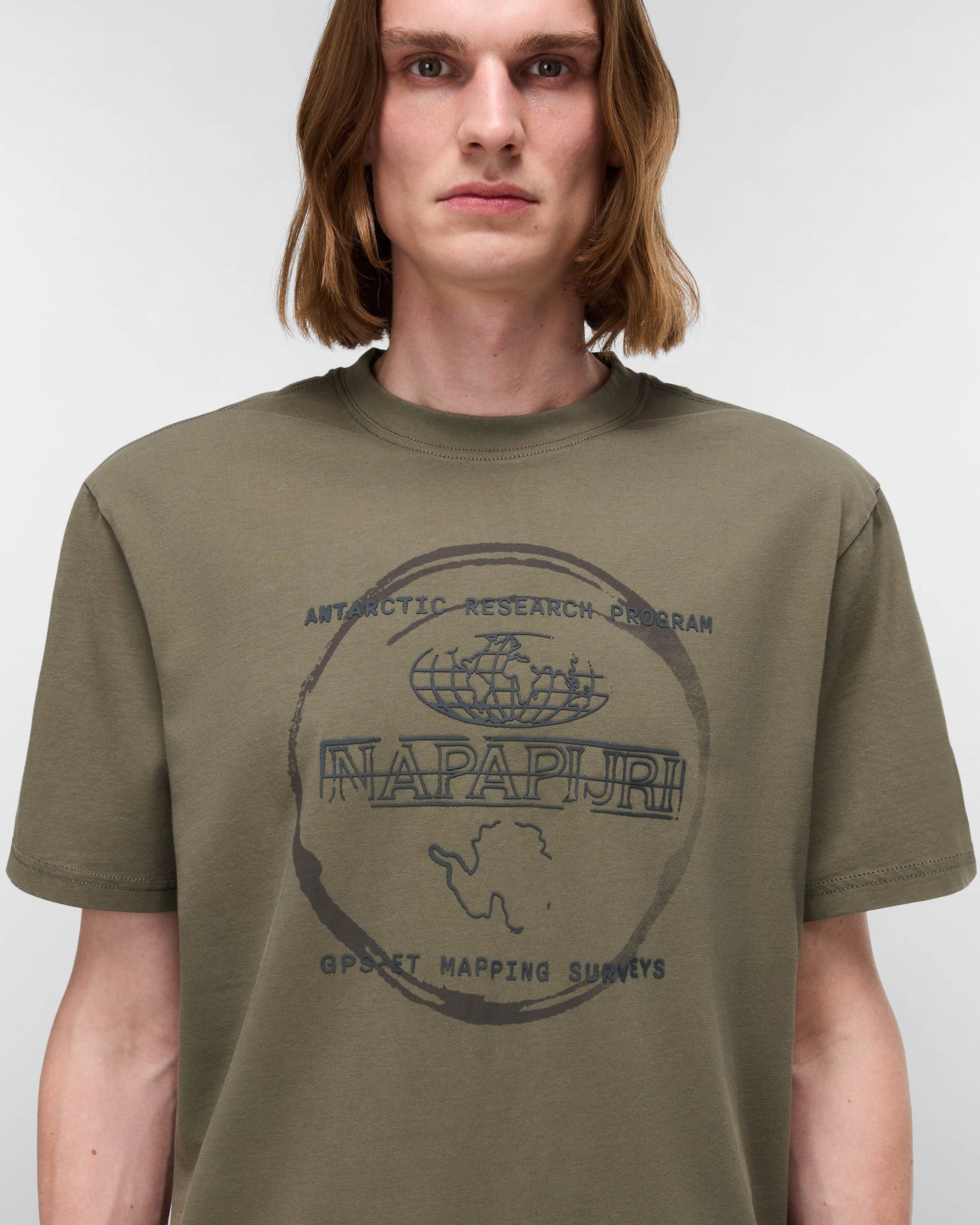 Napapijri Bald Short Sleeve Mens T-Shirt - Tea Leaf G0A