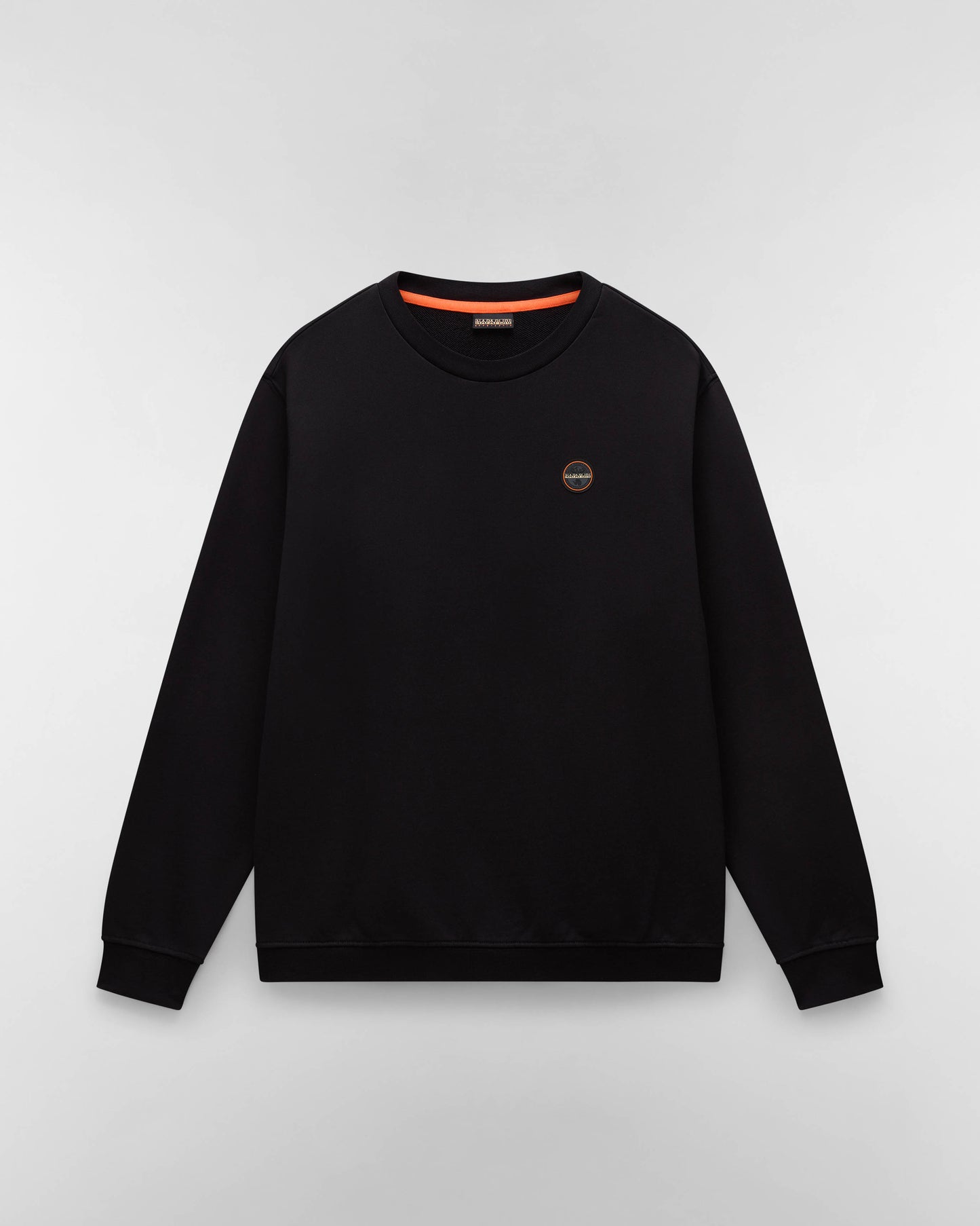 Napapijri Badge Mens Crew Neck Sweatshirt - Black Beauty 941