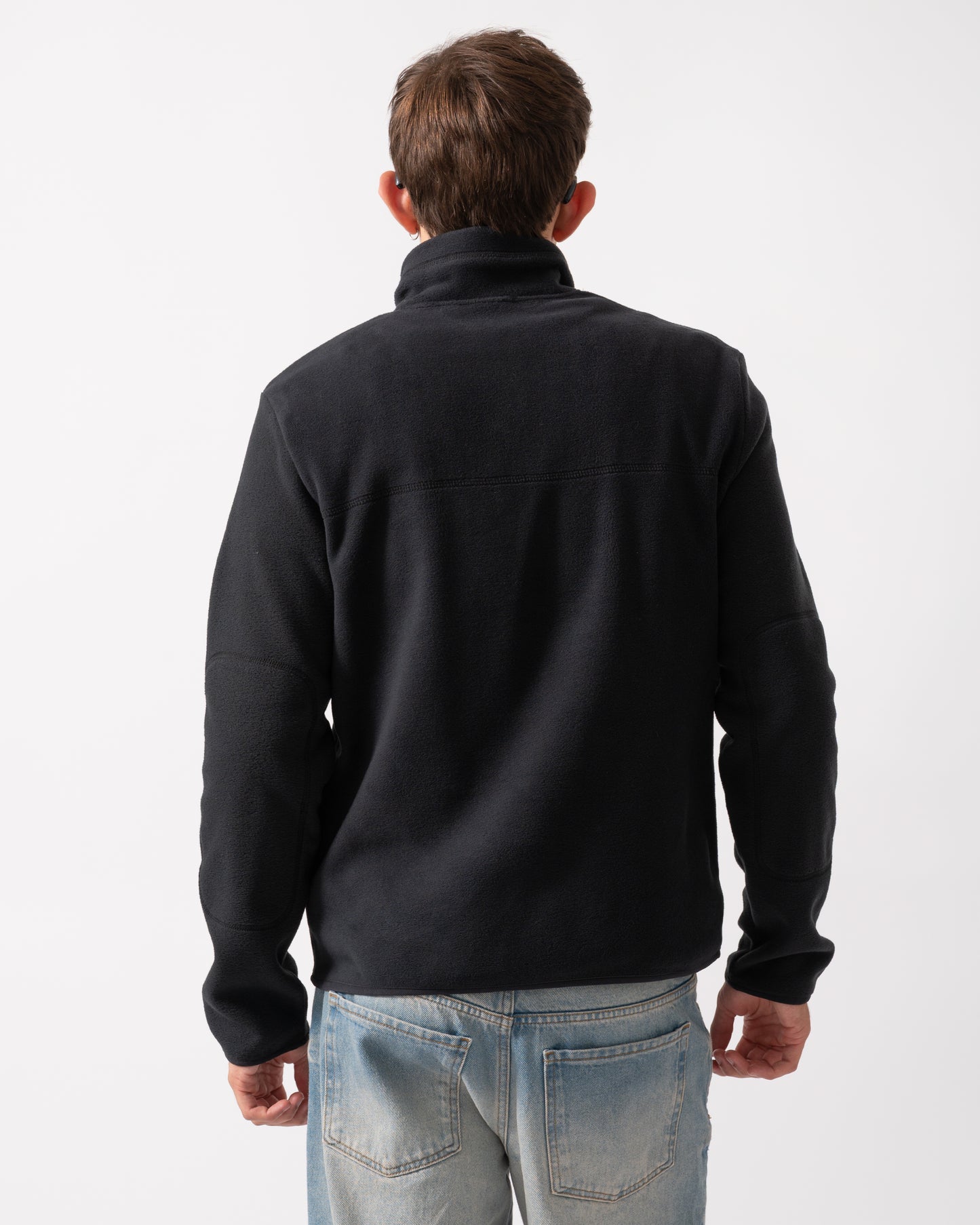 Napapijri Dergana Mens Half Zip Sweatshirt - Black Beauty 941