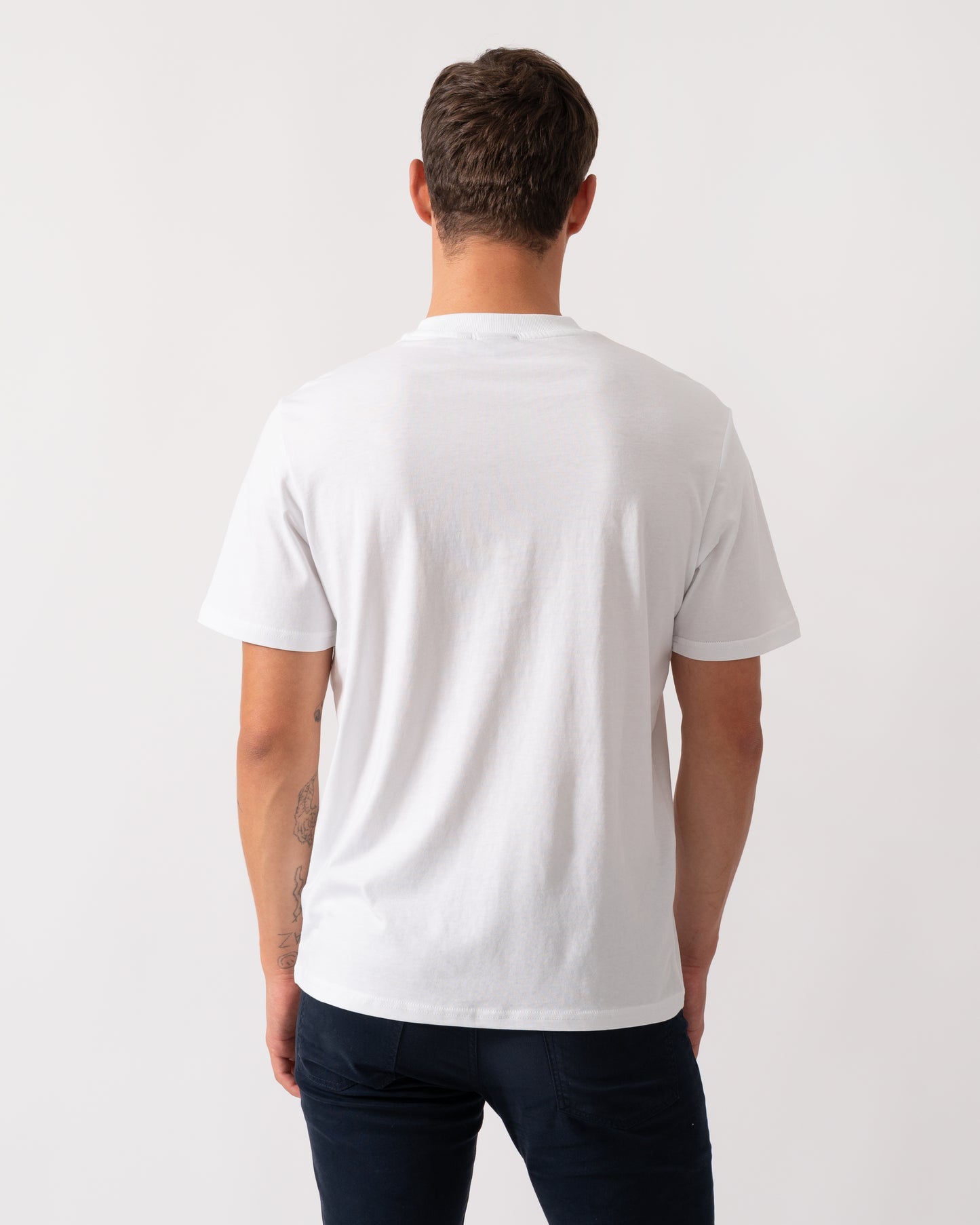 Napapijri Drapeau Mens Short Sleeve T-Shirt - Bright White 002