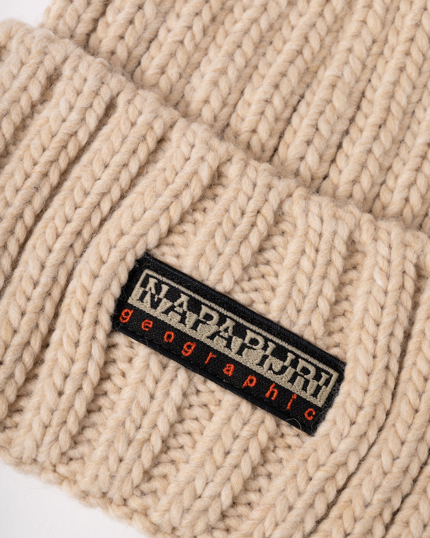 Napapijri Fea 2 Bobble Hat - Beige Dimity N1J