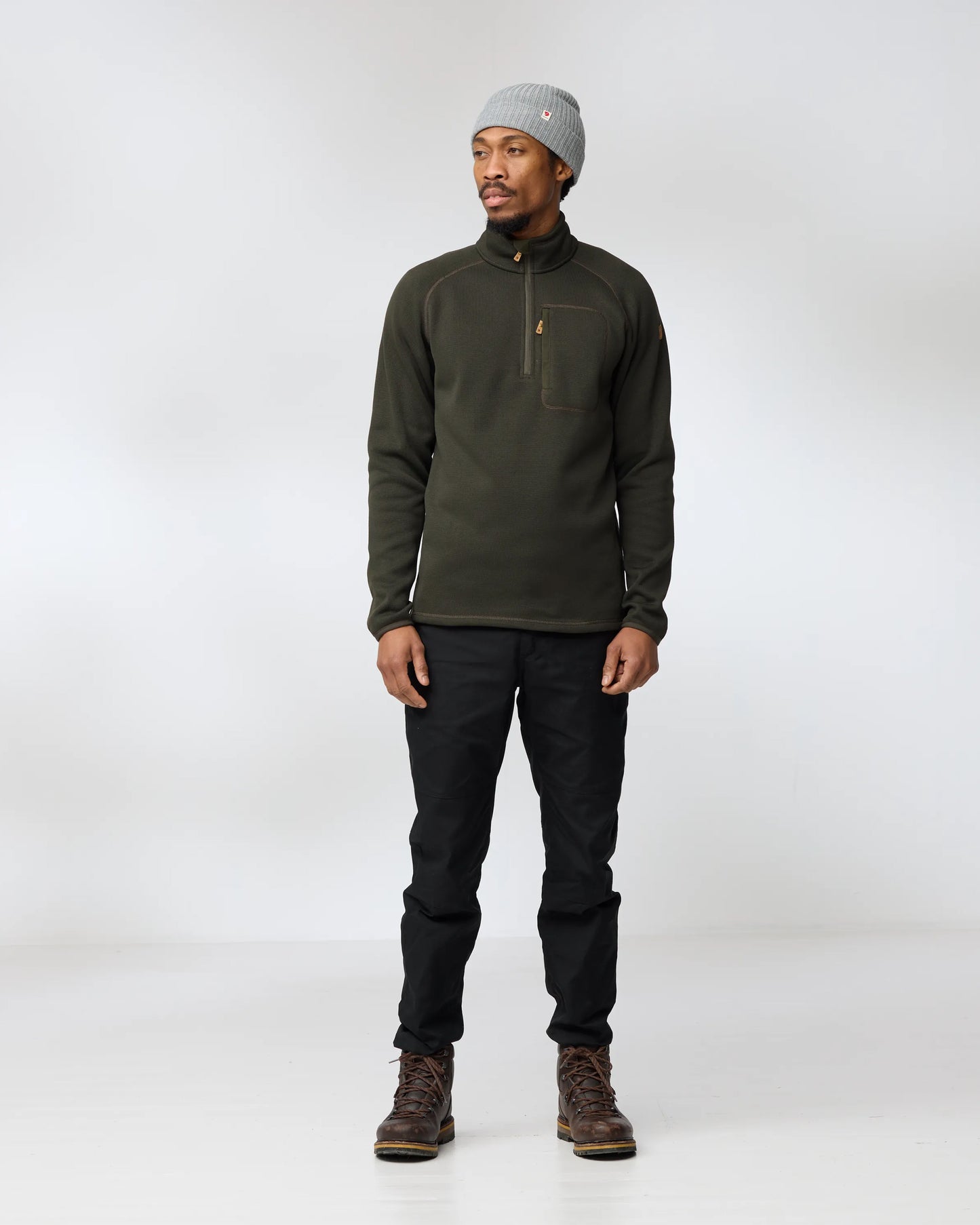 Fjallraven Ovik Mens Half Zip Fleece