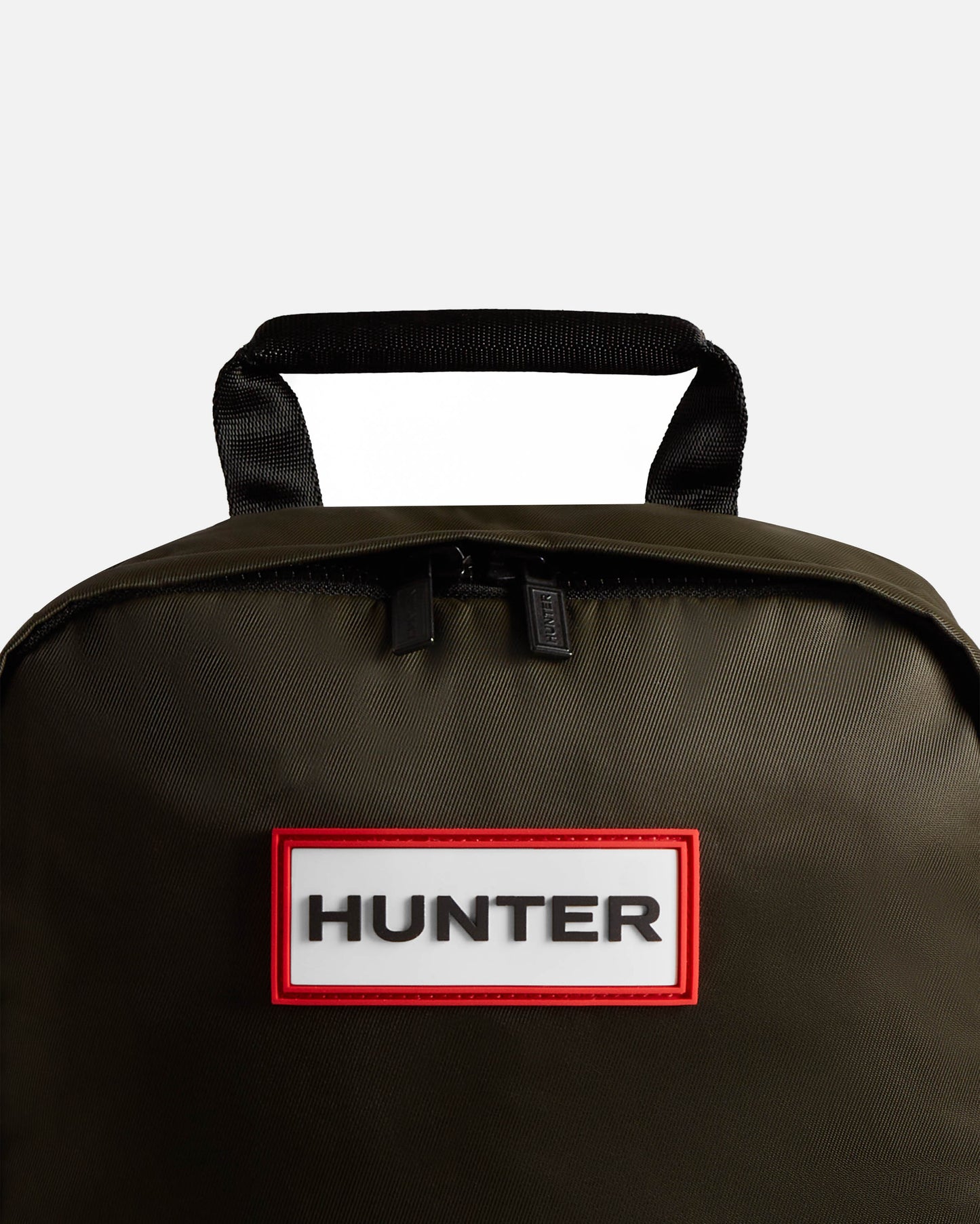 Hunter Nylon Backpack Small - Dark Olive