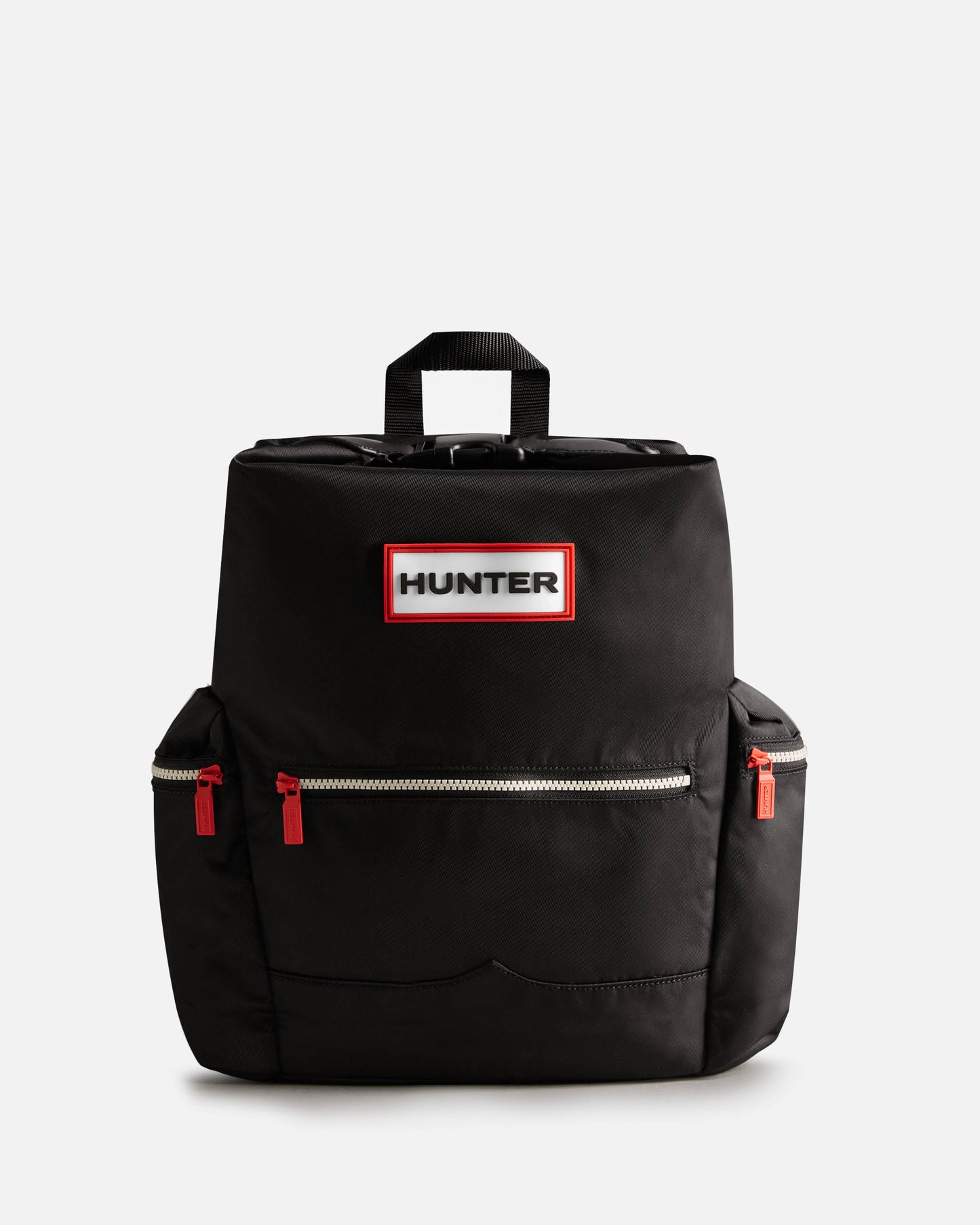 Hunter Nylon Large Topclip Backpack - Black