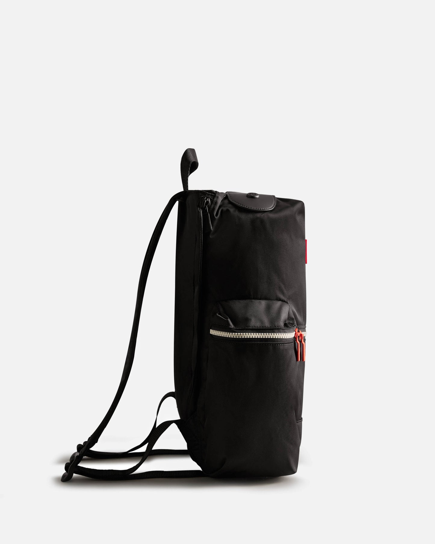 Hunter Nylon Large Topclip Backpack - Black