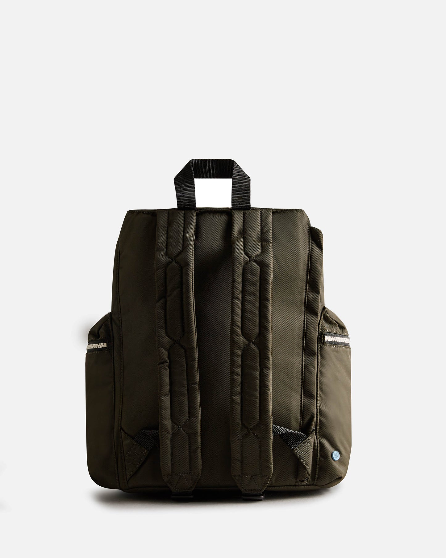 Hunter Nylon Large Topclip Backpack - Dark Olive