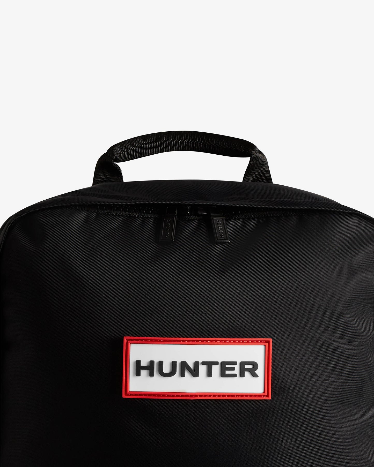 Hunter Nylon Large Backpack - Black