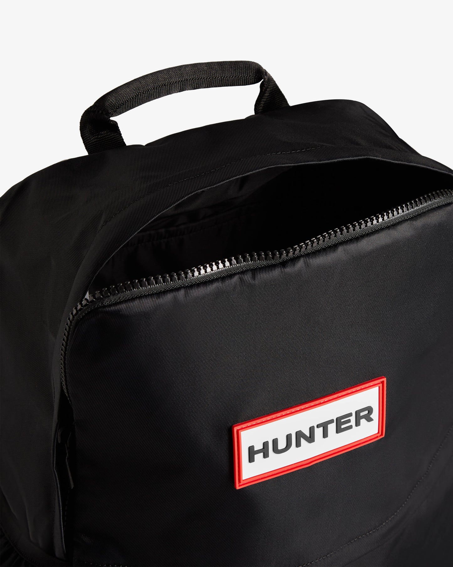 Hunter Nylon Large Backpack - Black