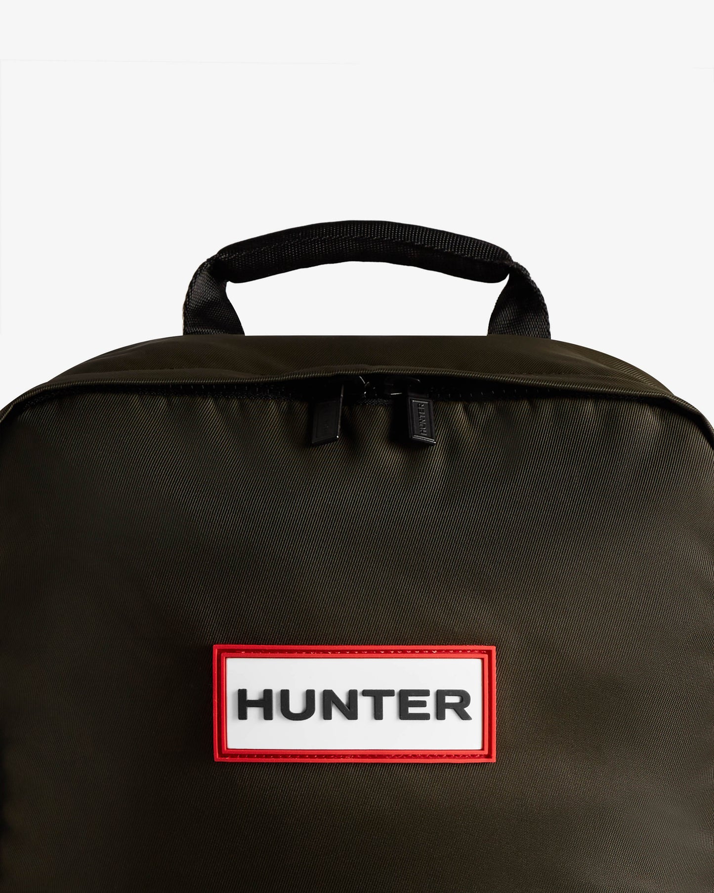 Hunter Nylon Large Backpack - Dark Olive