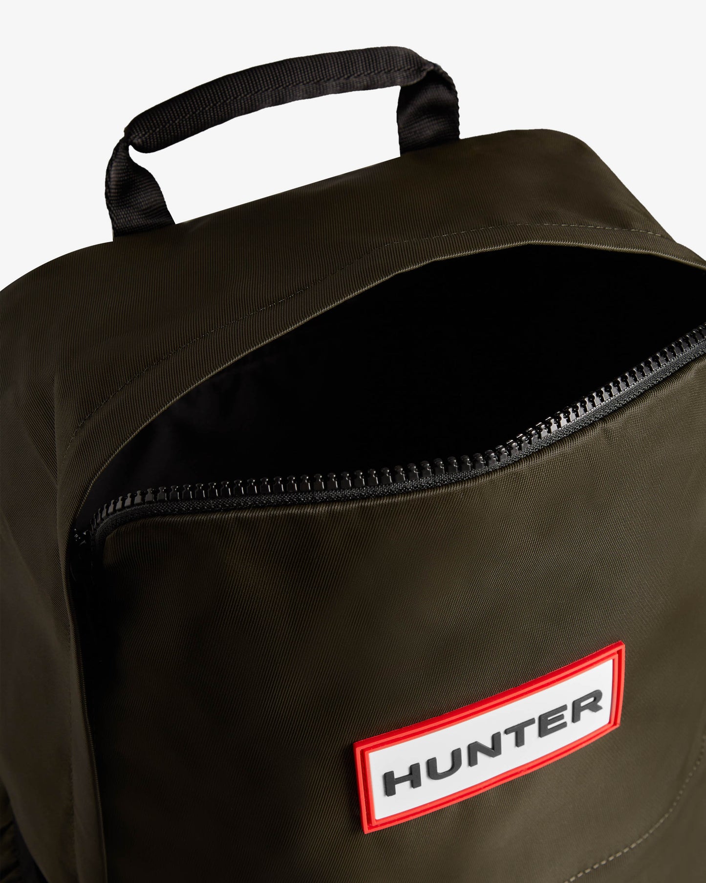 Hunter Nylon Large Backpack - Dark Olive