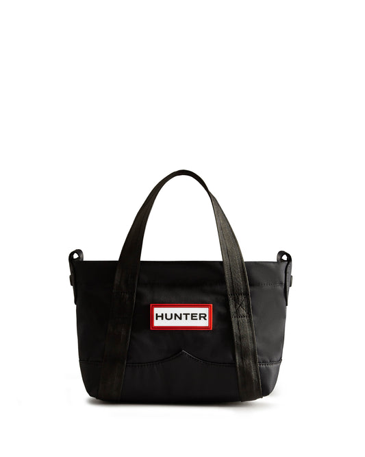 Hunter Nylon Mini Topclip Tote - Black