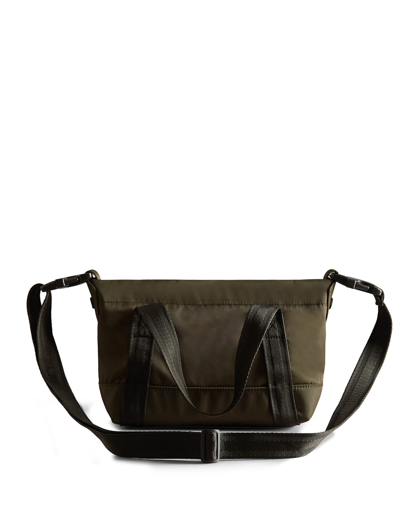 Hunter Nylon Mini Topclip Tote - Dark Olive