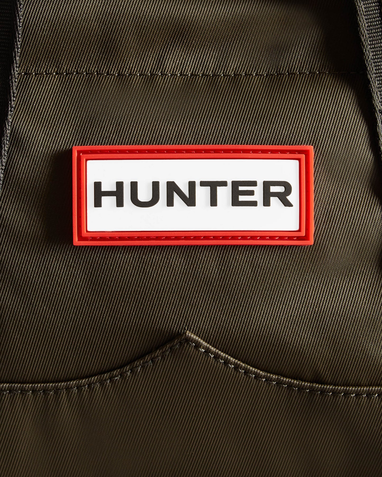 Hunter Nylon Mini Topclip Tote - Dark Olive