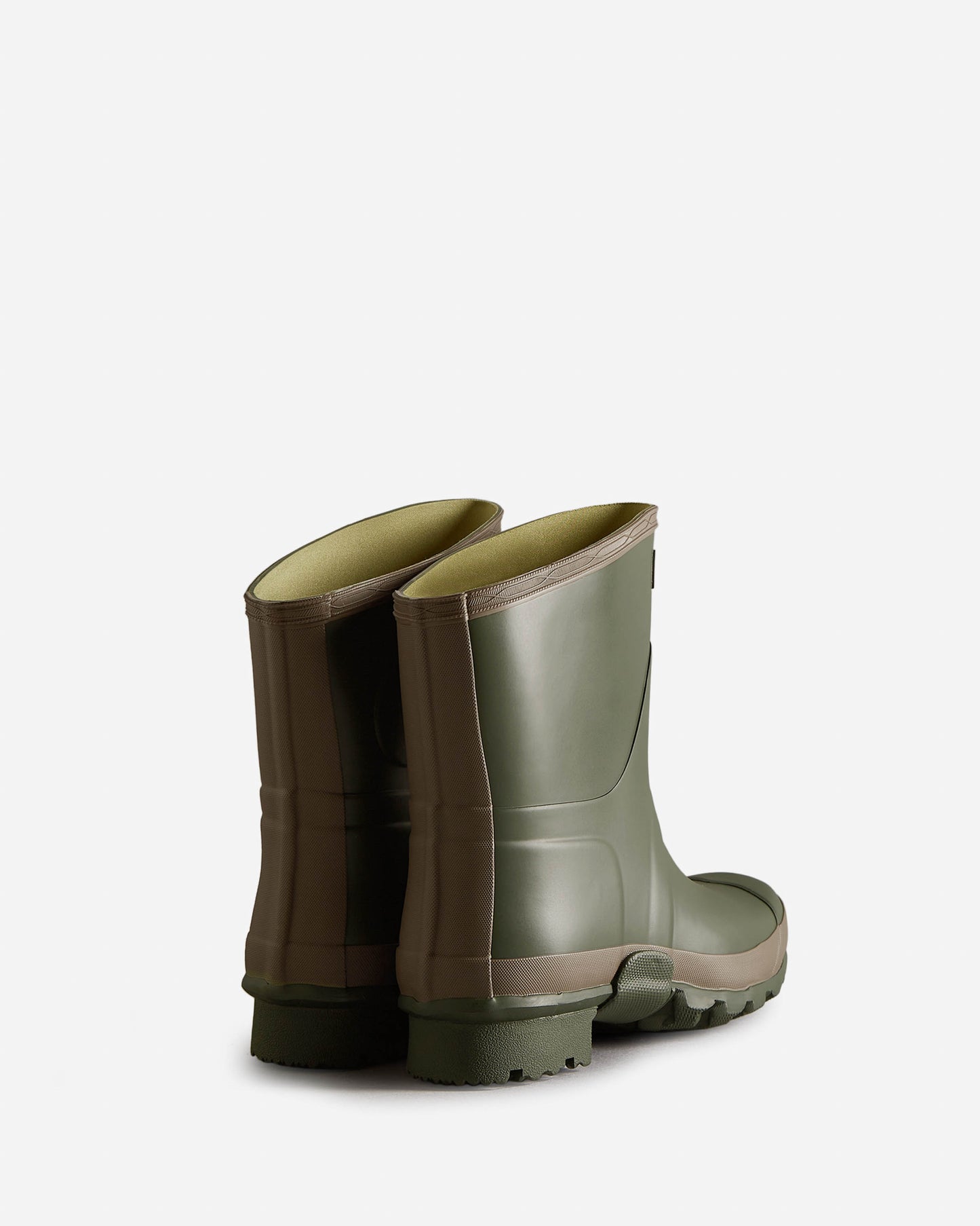 Hunter Womens Short Gardener Boot - Dark Olive/Clay