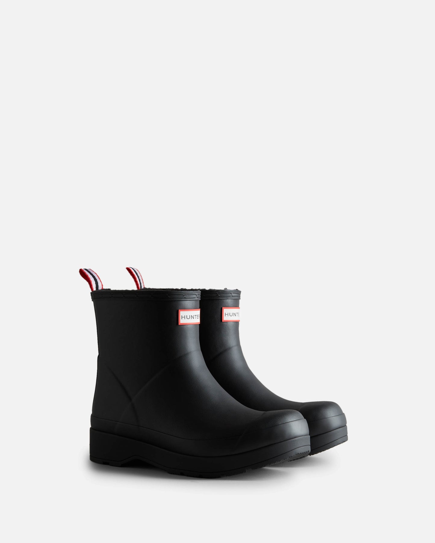 Hunter Mens Play Short Insulated Boot - Black